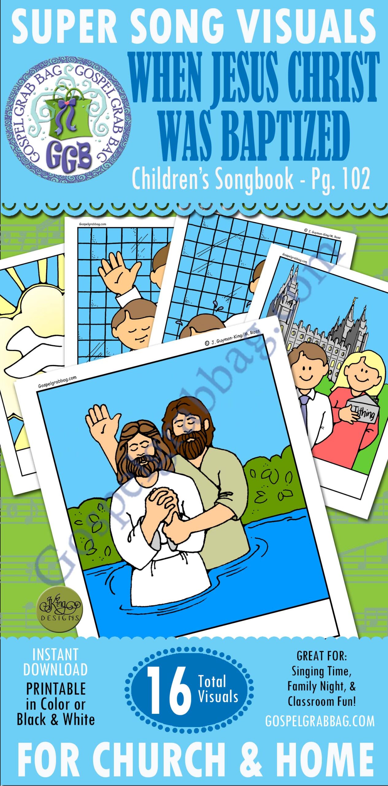 When Jesus Christ was Baptized song