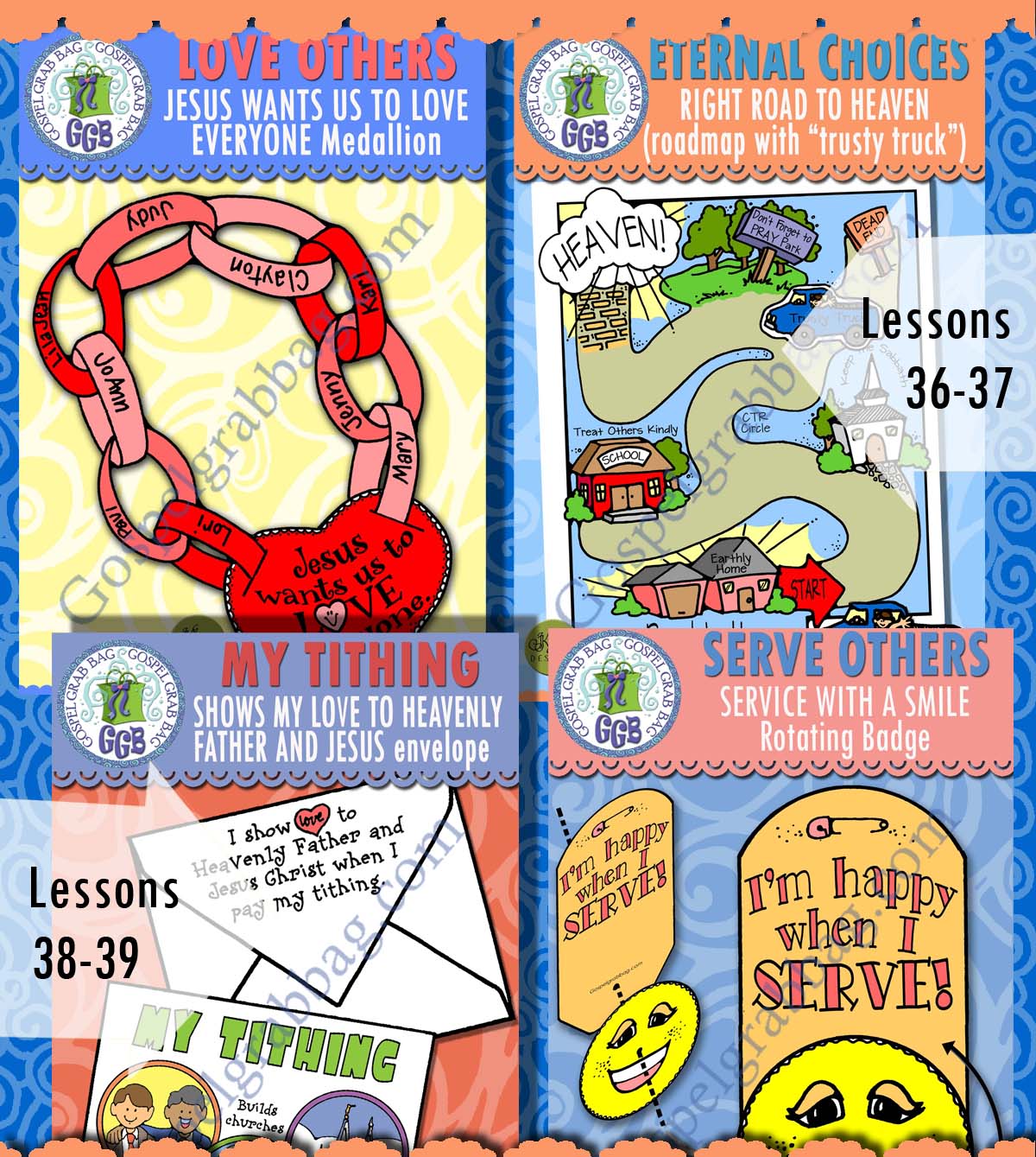 Ages 4-7 Activities for Come Follow Me - New Testament - September