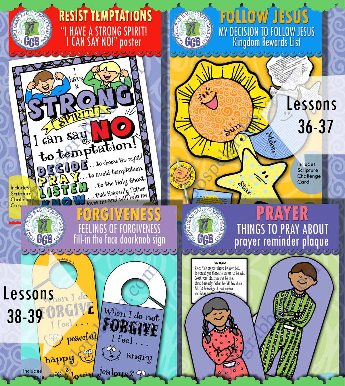Ages 8-11 Activities for Come Follow Me - New Testament - September