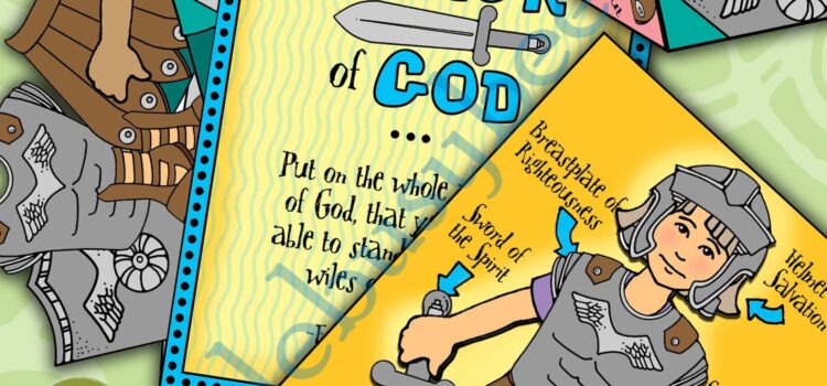 Put on the "Whole Armor of God" build a warrior toss game