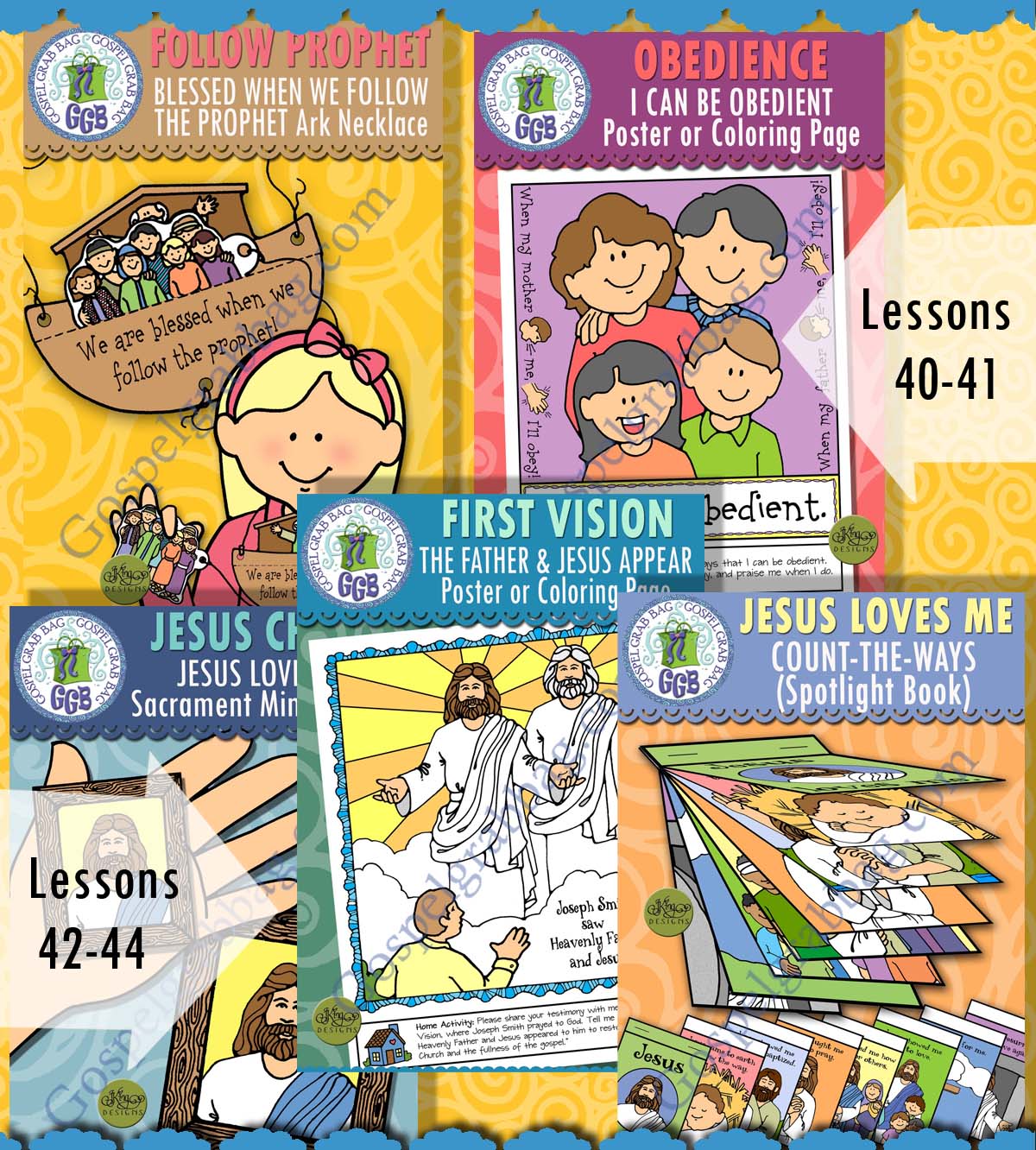 PRIMARY Ages 1-5 Activities For Come Follow Me, New Testament - October