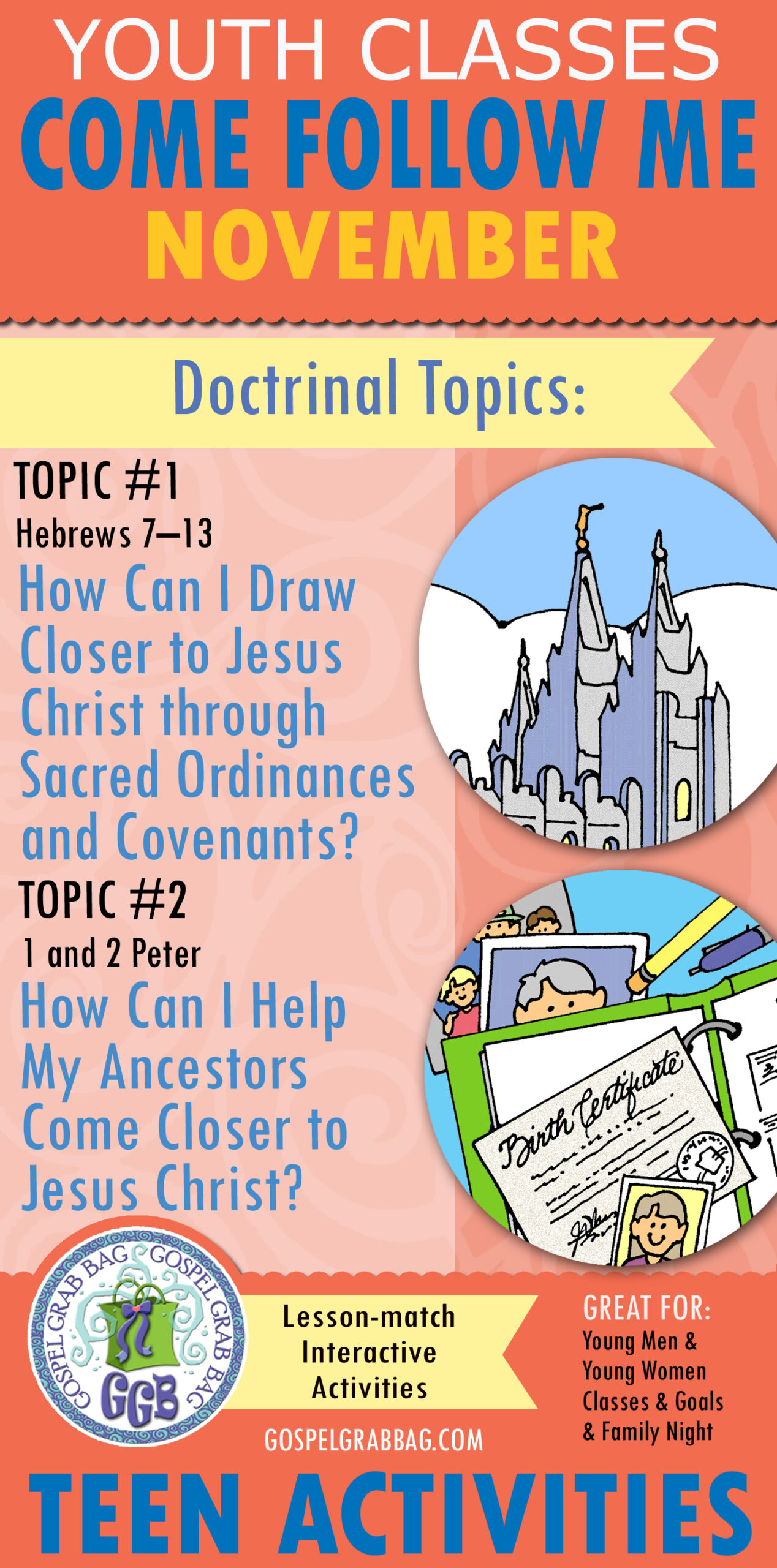 Youth Doctrinal Classes - New Testament - November