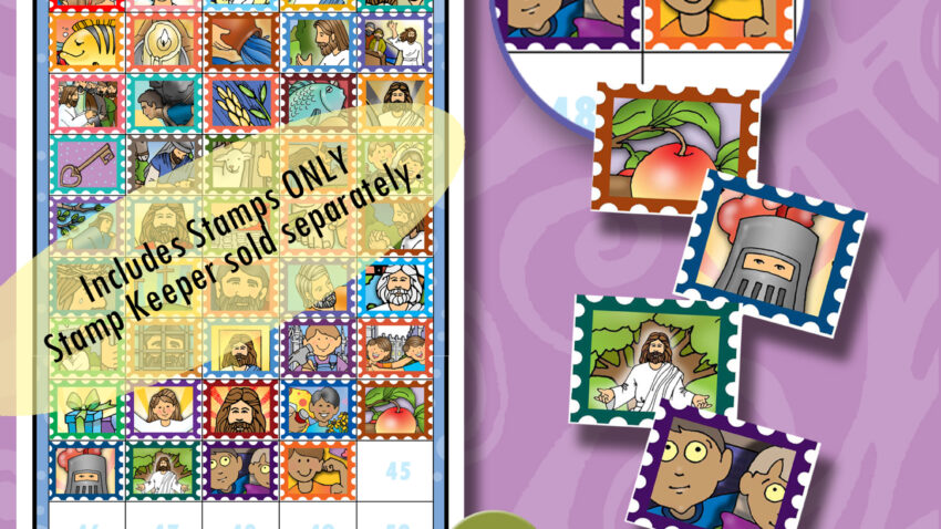 Scripture Scholars stamps for Come Follow Me, New Testament - October