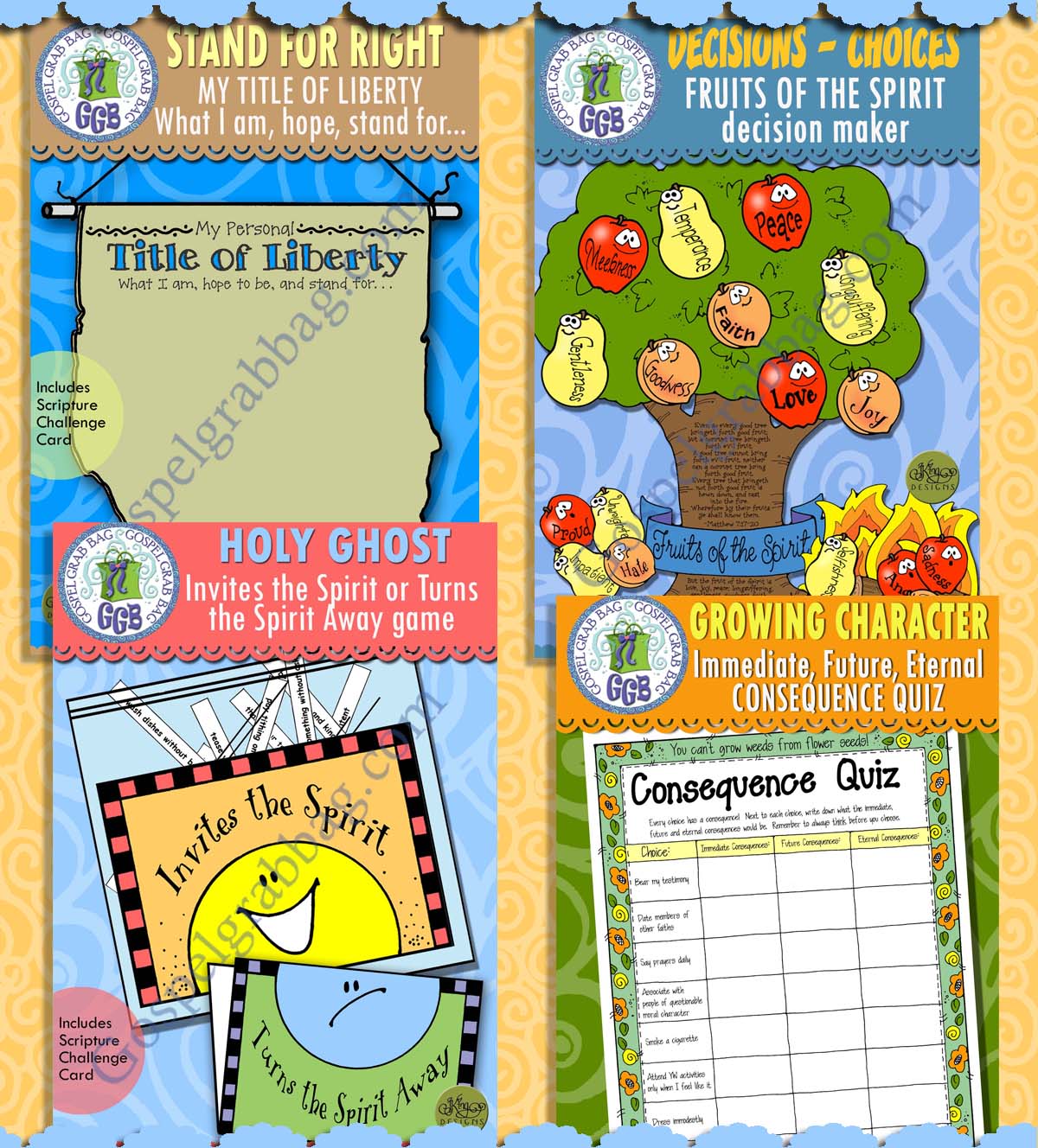 "Walk in the Spirit" Sunday School lesson activities