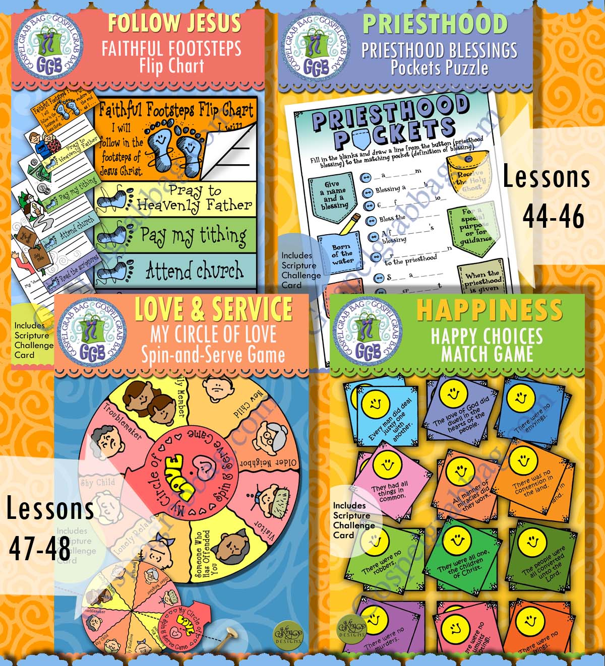 PRIMARY Ages 8-11 Activities For Come Follow Me, New Testament - November