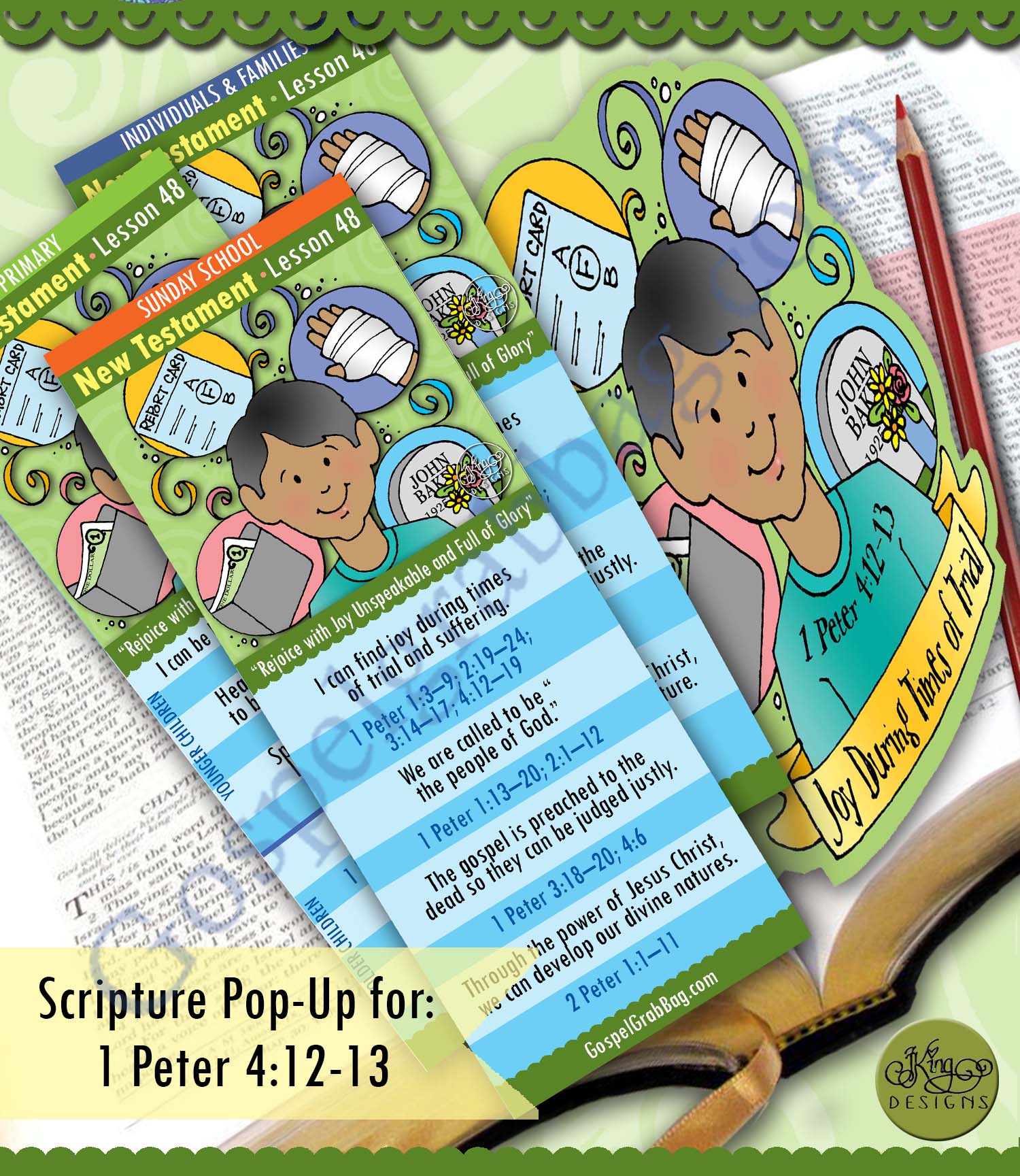 “Rejoice with Joy Unspeakable and Full of Glory” 1 and 2 Peter - Scripture Scholars reading and rewards