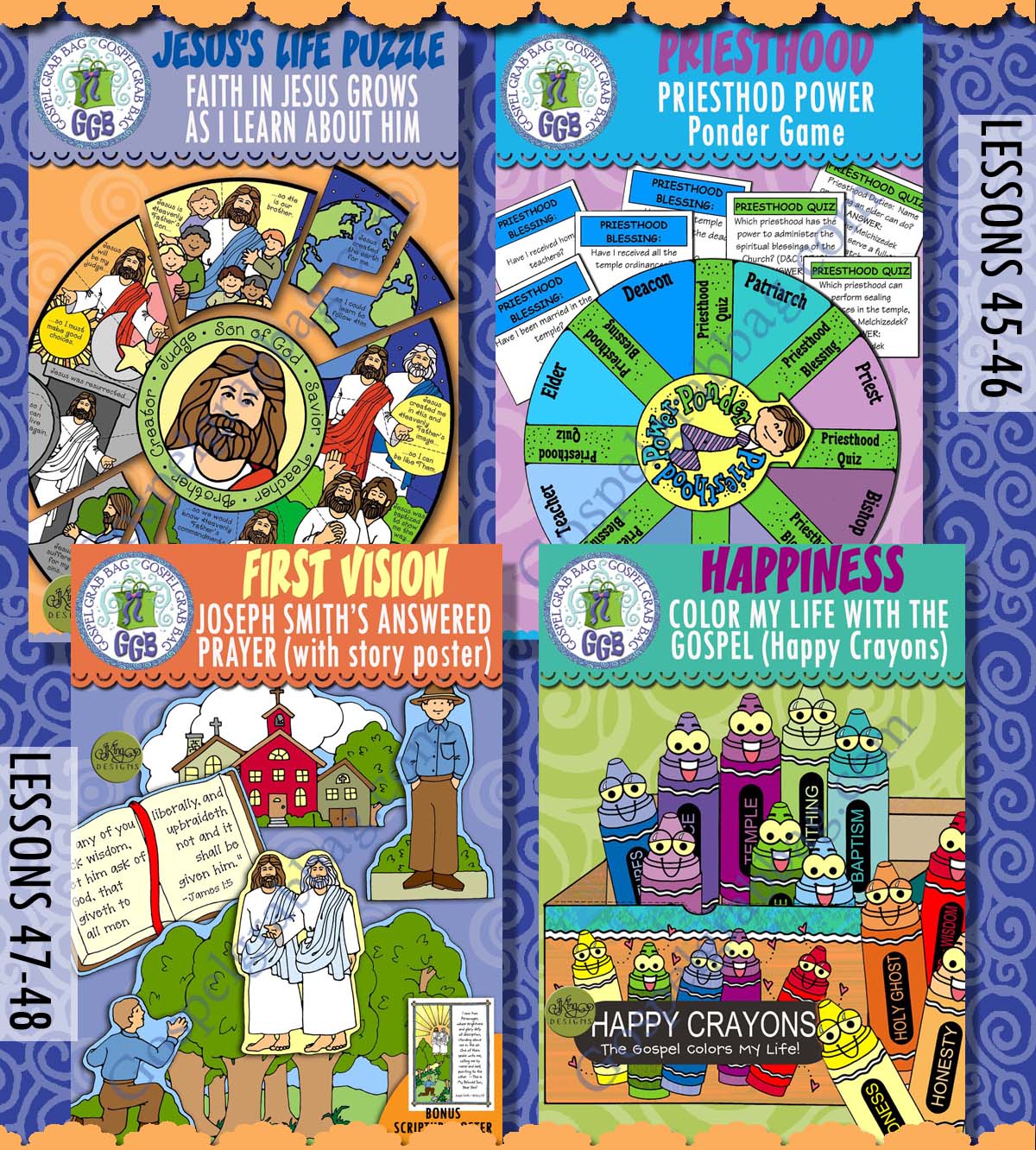 PRIMARY All Ages Activities For Come Follow Me, New Testament - November