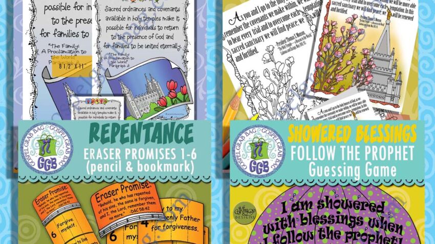 SUNDAY SCHOOL ACTIVITIES FOR Come Follow Me, New Testament - November Bundle 2
