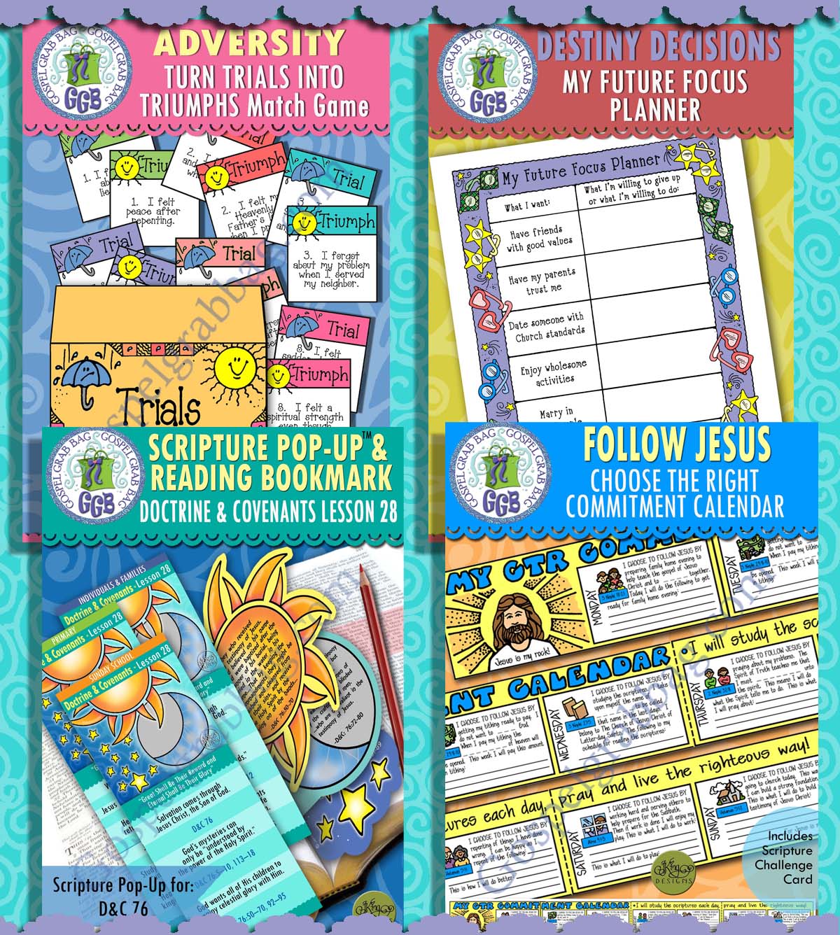 SUNDAY SCHOOL ACTIVITIES FOR Come Follow Me, New Testament - November Bundle 4