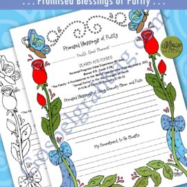 Virtue - Chastity PROMISED BLESSINGS Goal Planner