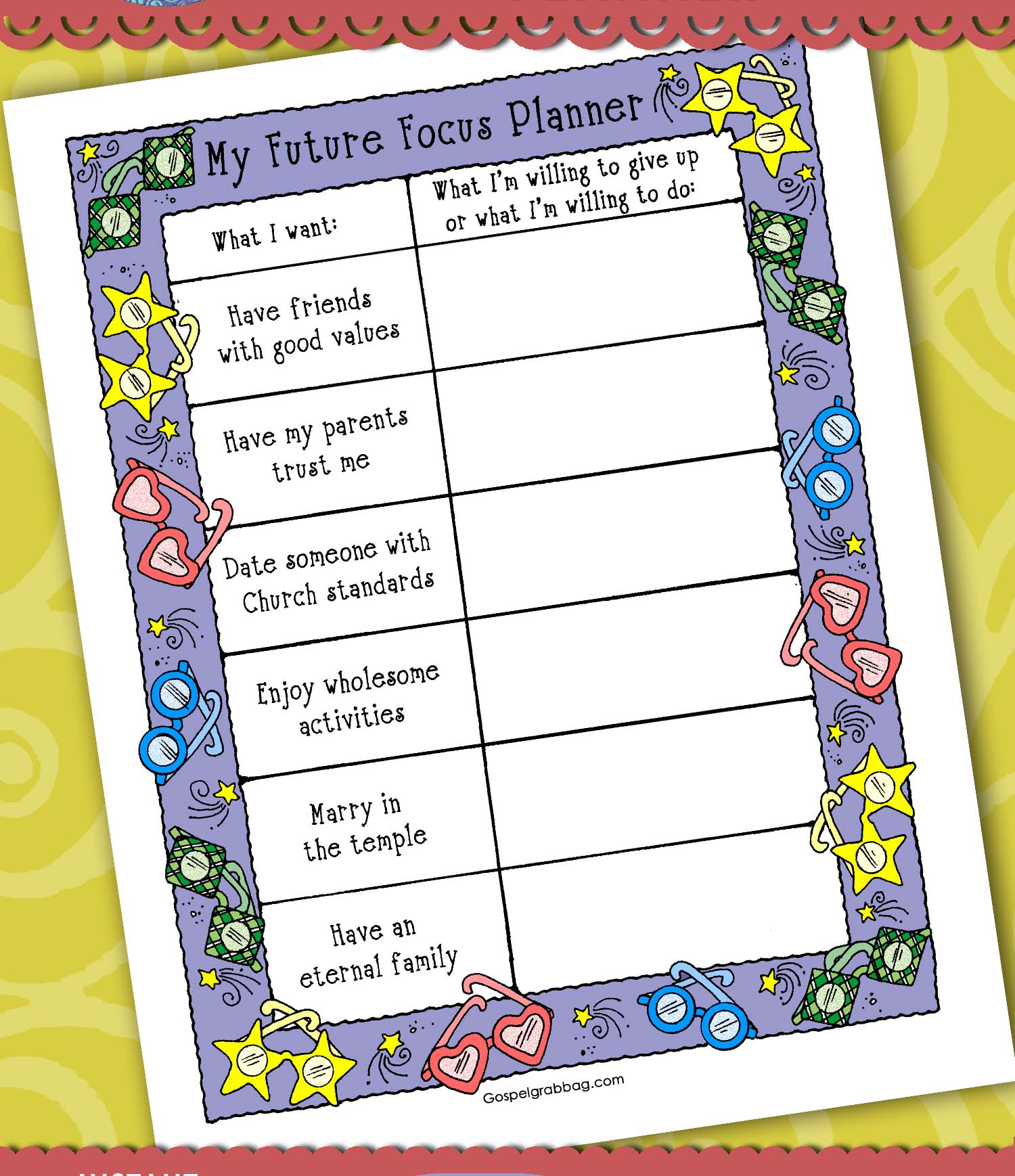 YOUTH goal planner - FUTURE FOCUS