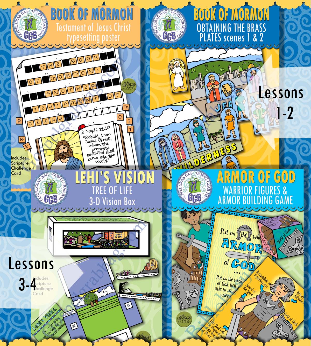 Book of Mormon - January - Ages 8-11 Lesson Activities for COME FOLLOW ME