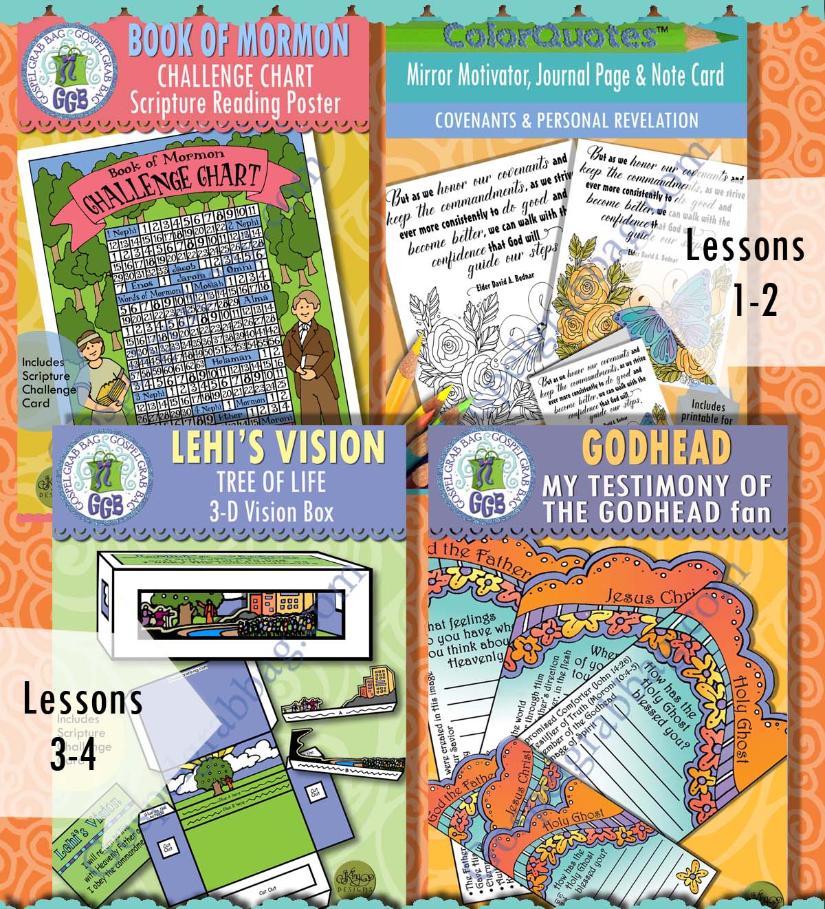 Book of Mormon - January - TEEN Lesson Activities for COME FOLLOW ME