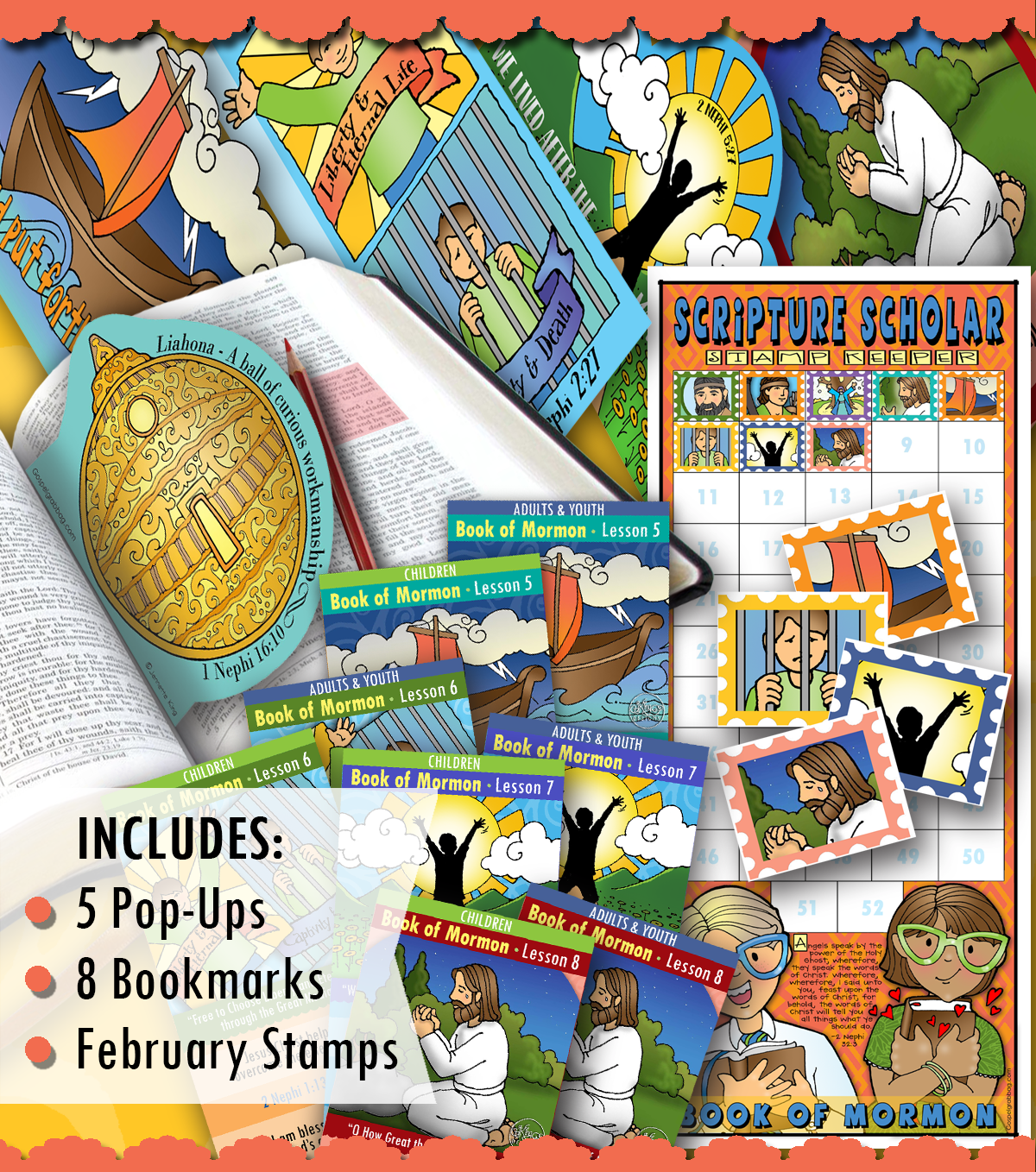 COME FOLLOW ME February Book of Mormon Scripture Scholars BUNDLE