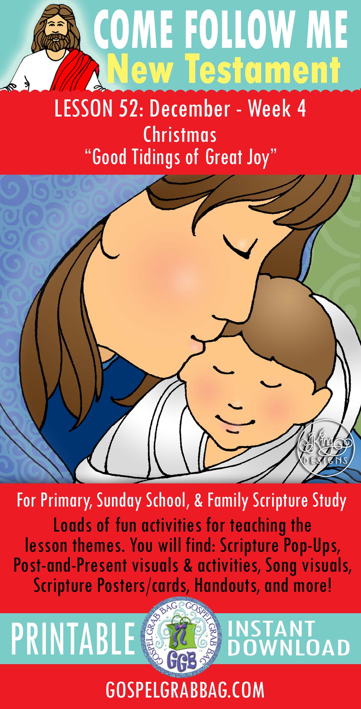 “Good Tidings of Great Joy” Come Follow Me - December (week 4) Lesson 52
