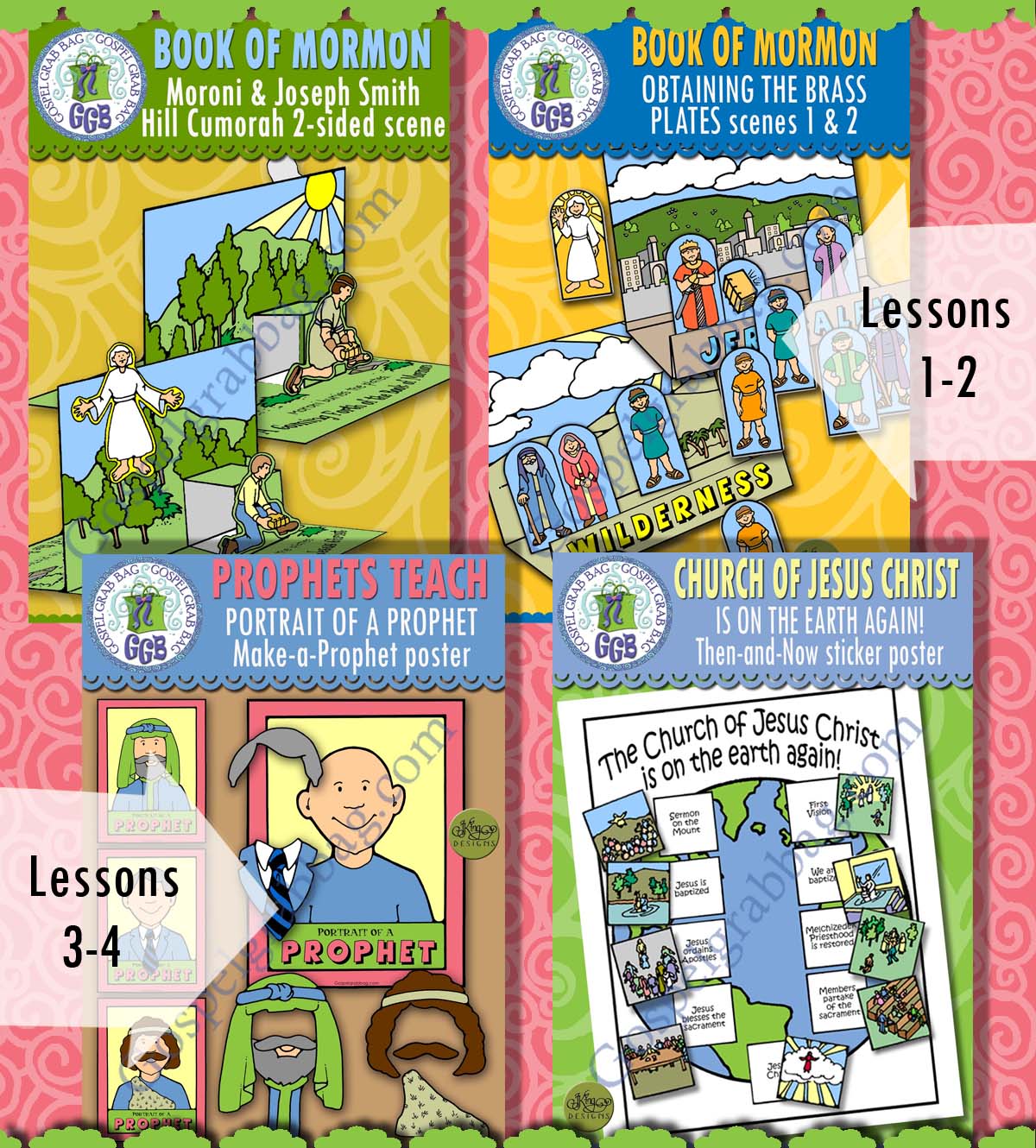 Book of Mormon - January - Ages 8-11 Lesson Activities for COME FOLLOW ME