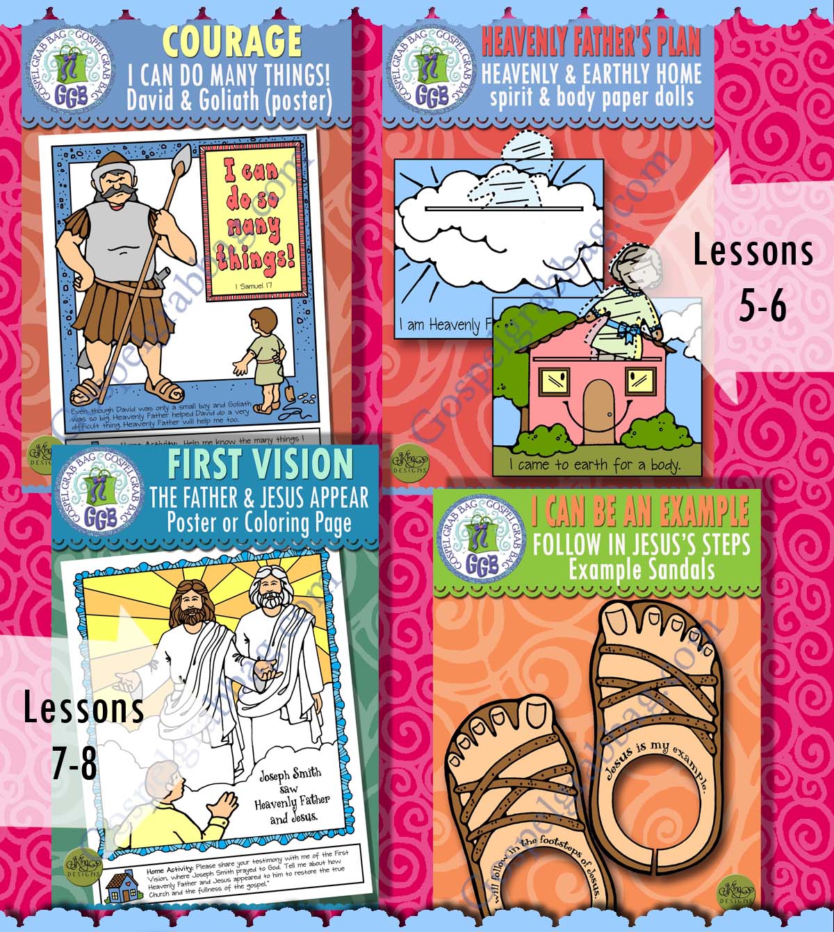 Ages 1-5 Activities COME FOLLOW ME January BOOK OF MORMON For Primary and Home