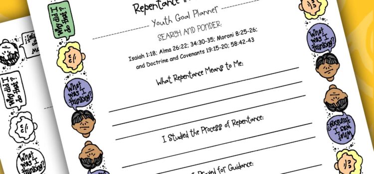 REPENTANCE Youth Goal Planner