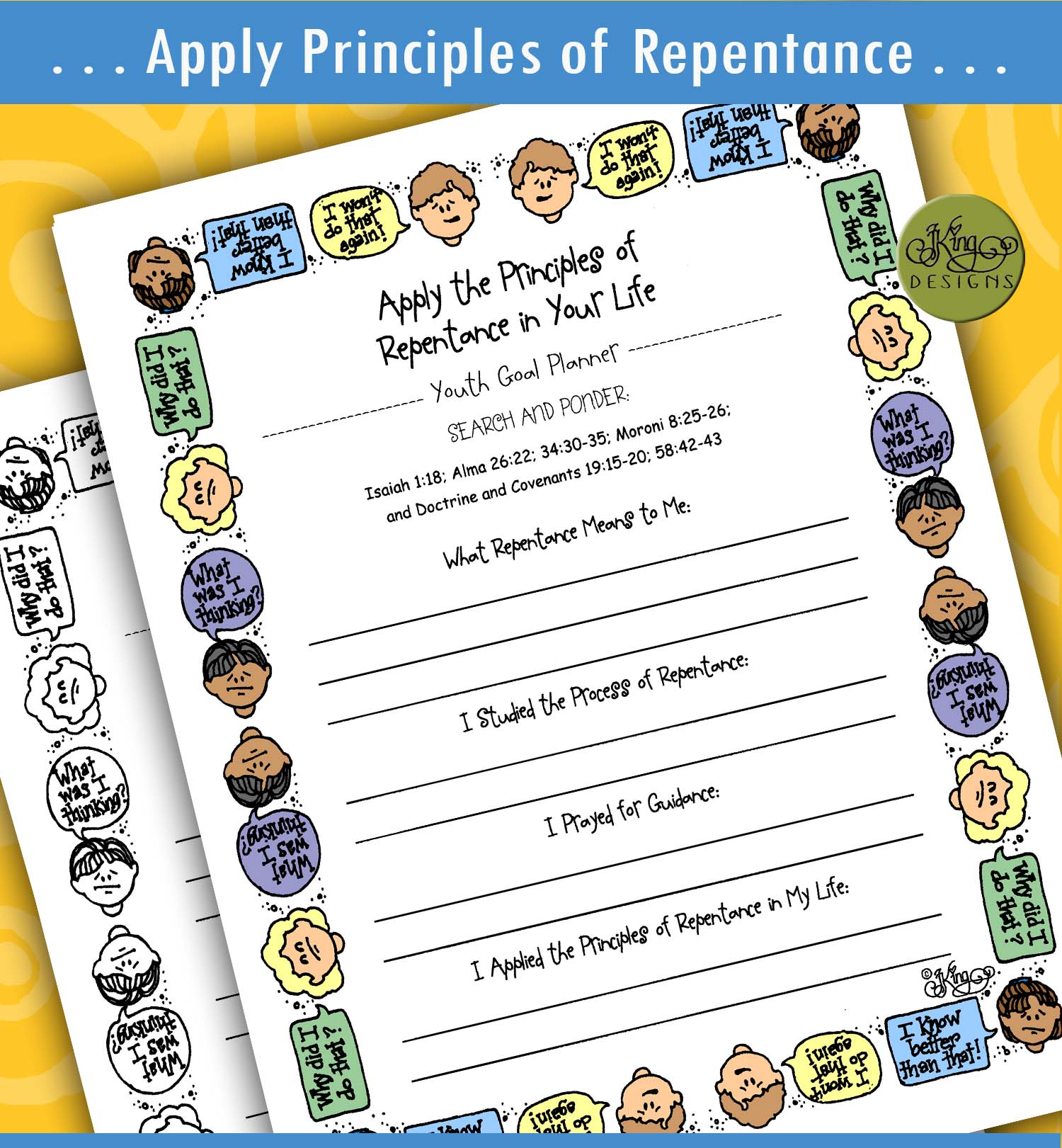 REPENTANCE Youth Goal Planner