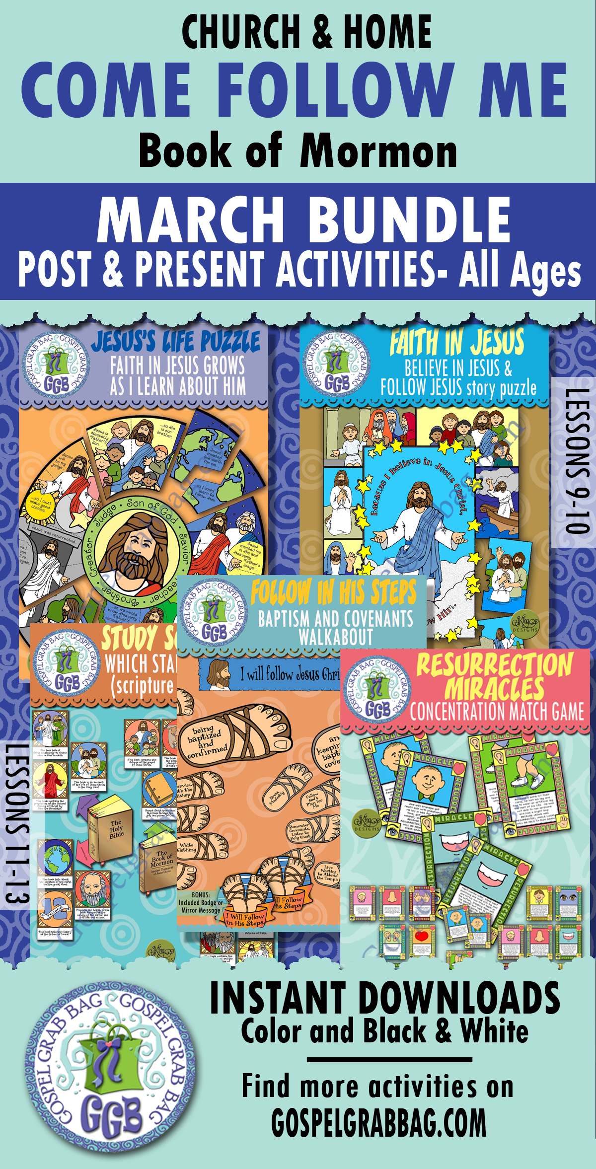 Book of Mormon, Come Follow Me lesson activities for March - Post and Present