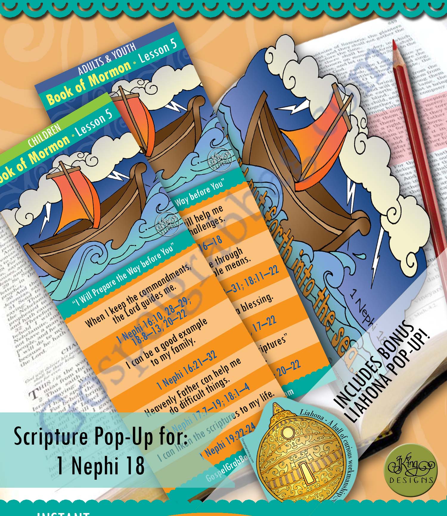 BOOK OF MORMON Scripture Scholars FEBRUARY week #1 “I Will Prepare the Way before You”