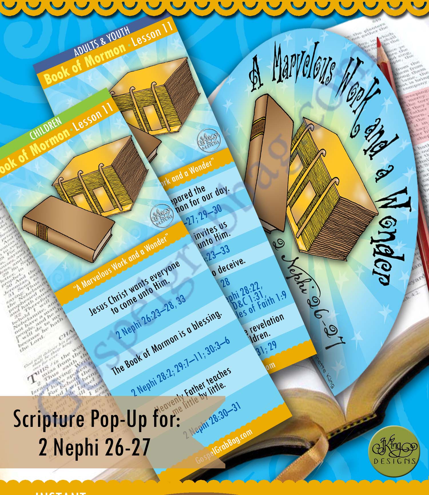 “A Marvelous Work and a Wonder” SCRIPTURE SCHOLARS Book of Mormon COME FOLLOW ME March week 2