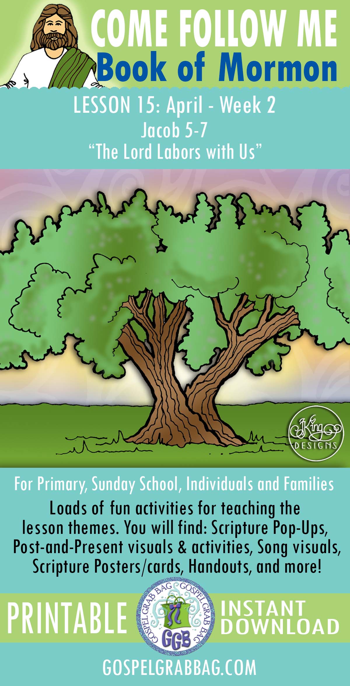 COME FOLLOW ME Book of Mormon “The Lord Labors with Us” Interactive Activities For Children