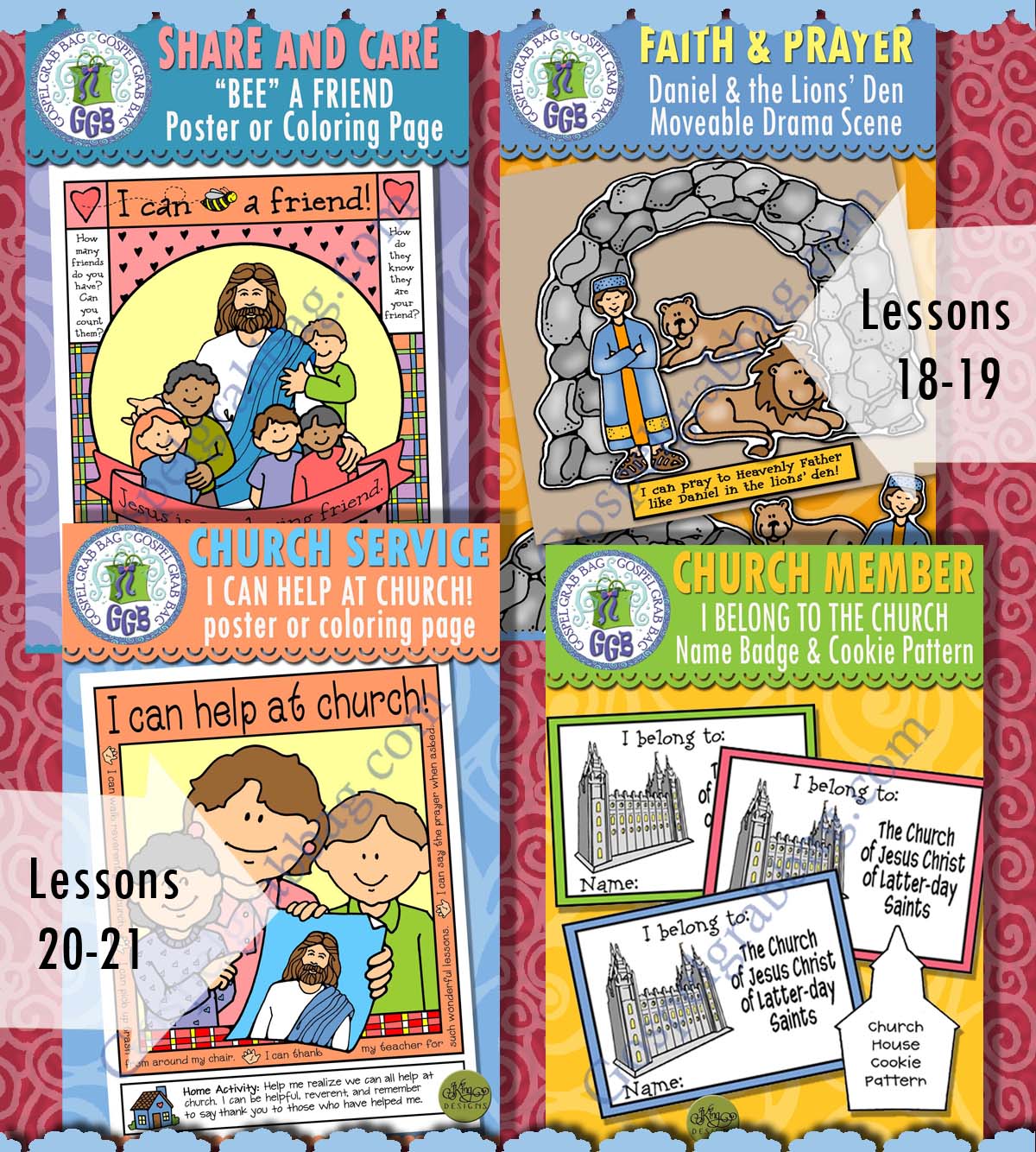 Come Follow Me - May bundle Ages 1-5 BOOK OF MORMON Activities