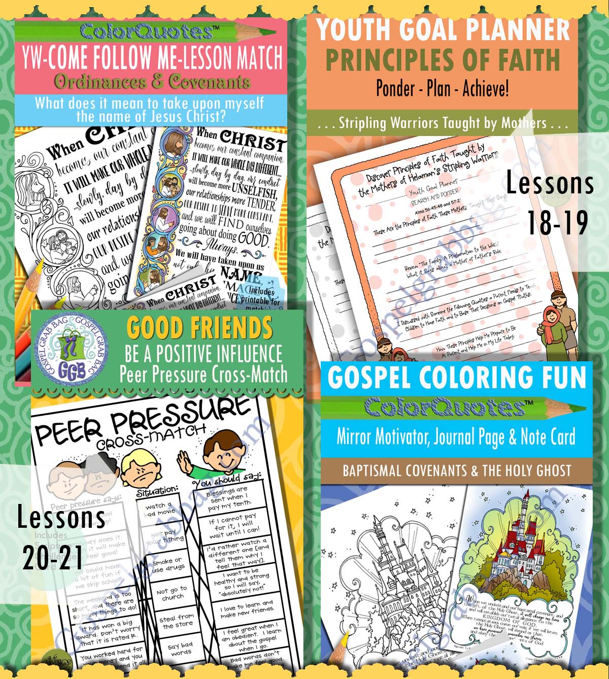 Come Follow Me - May bundle For Teens - BOOK OF MORMON Activities
