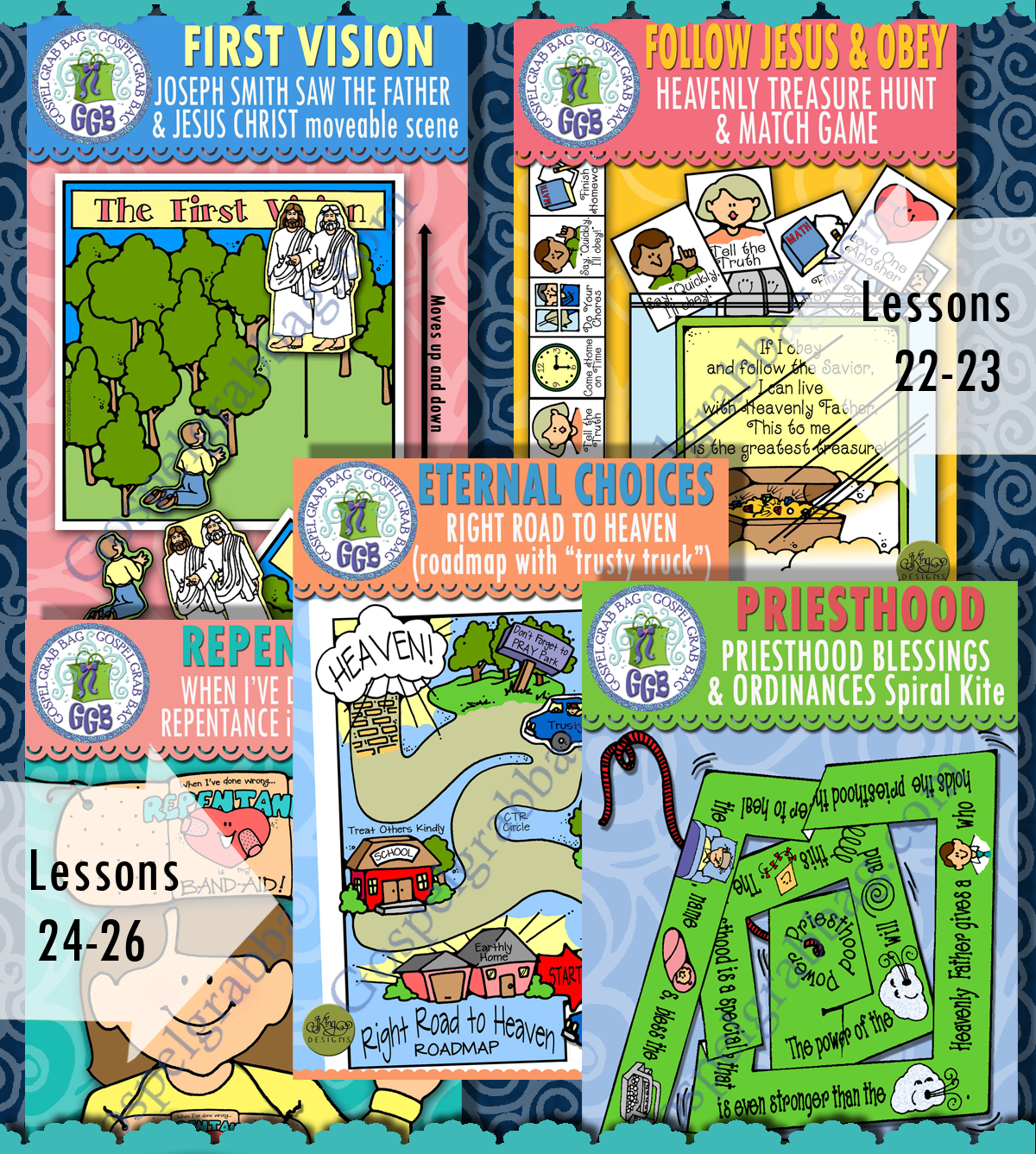 Ages 4-7 Activities for COME FOLLOW ME May weeks 1-5 Book of Mormon