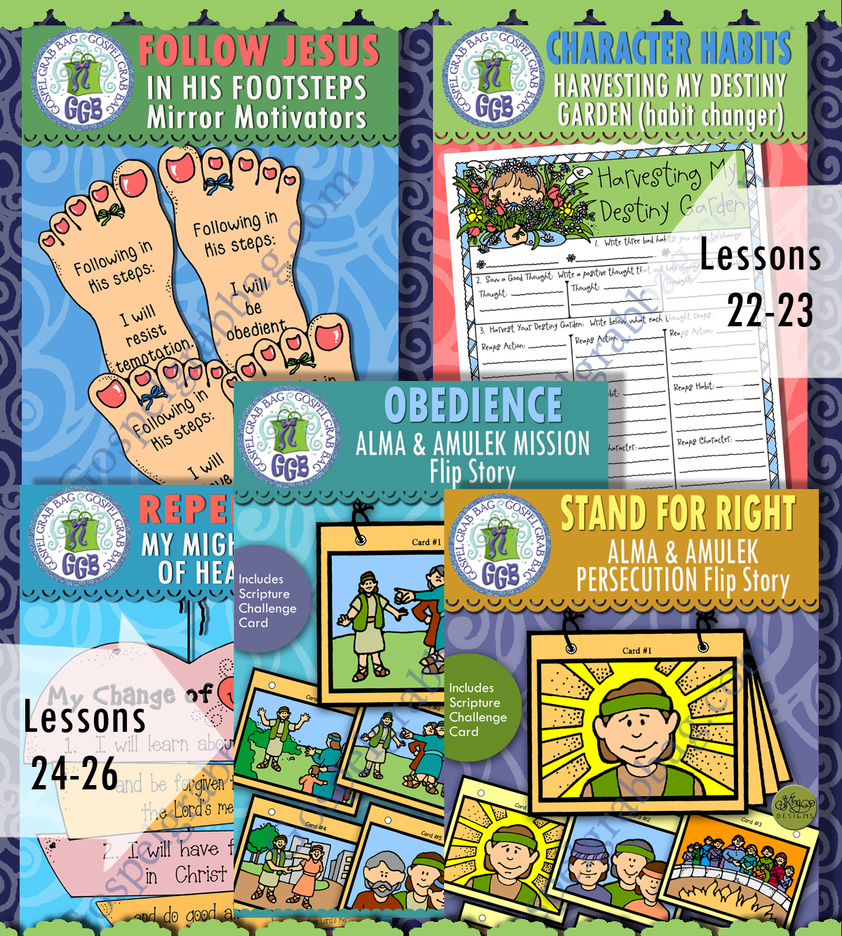 TEENS Sunday School Activities for COME FOLLOW ME May weeks 1-5 Book of Mormon BUNDLE