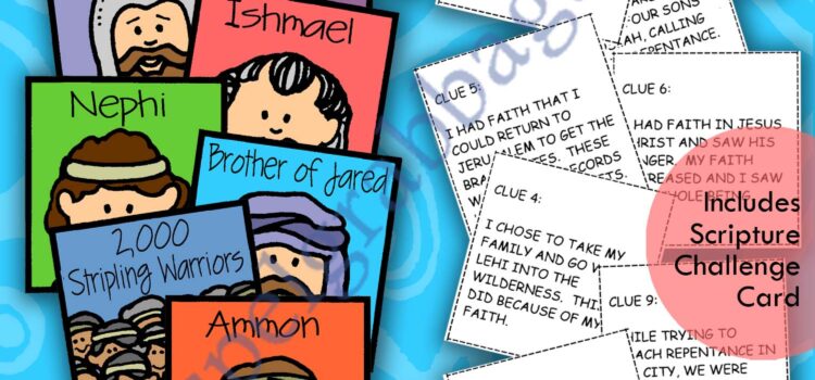 FAITH Book of Mormon activity "Faithful Saints Guessing Game"