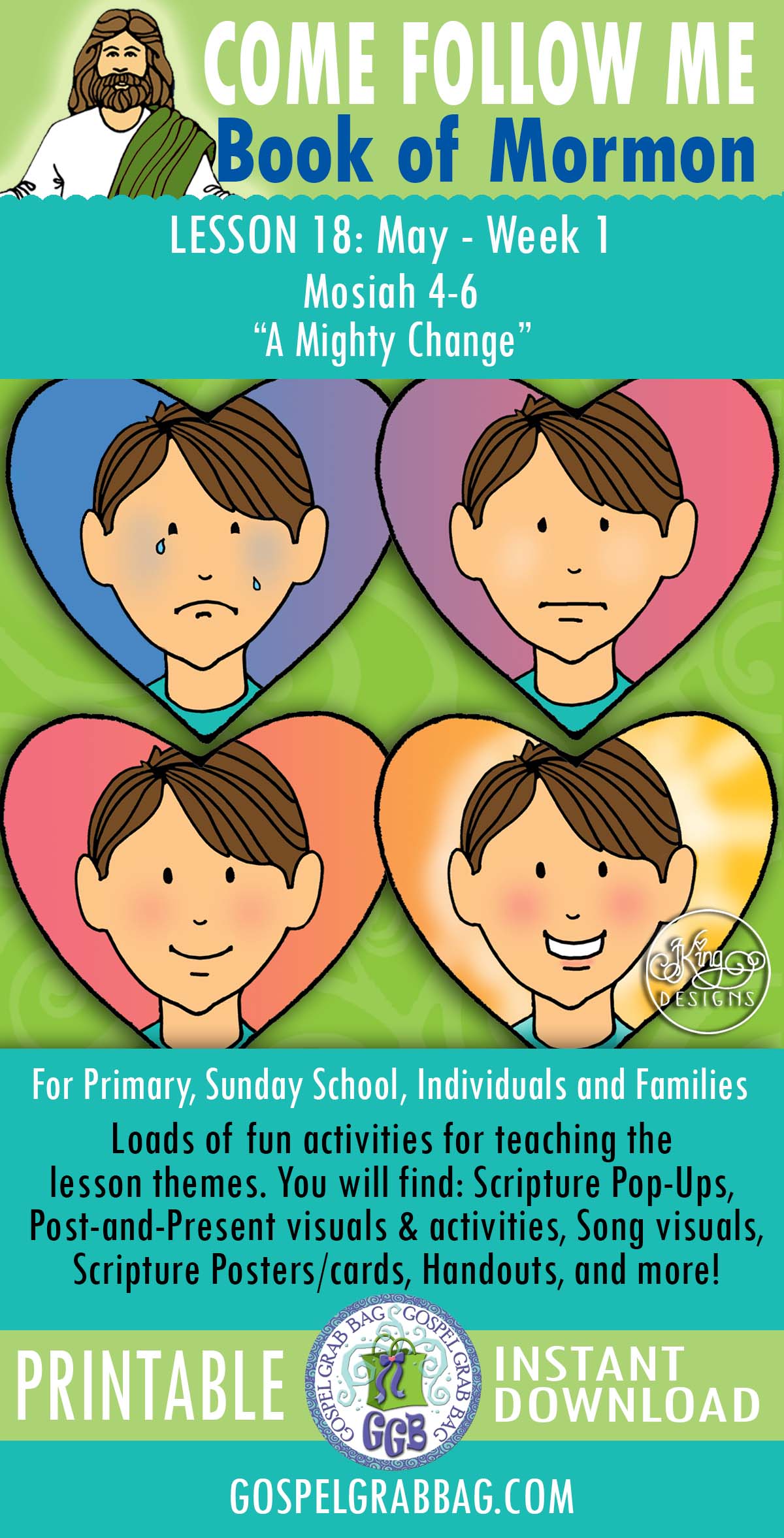 "A Mighty Change" Primary, Sunday School, and family