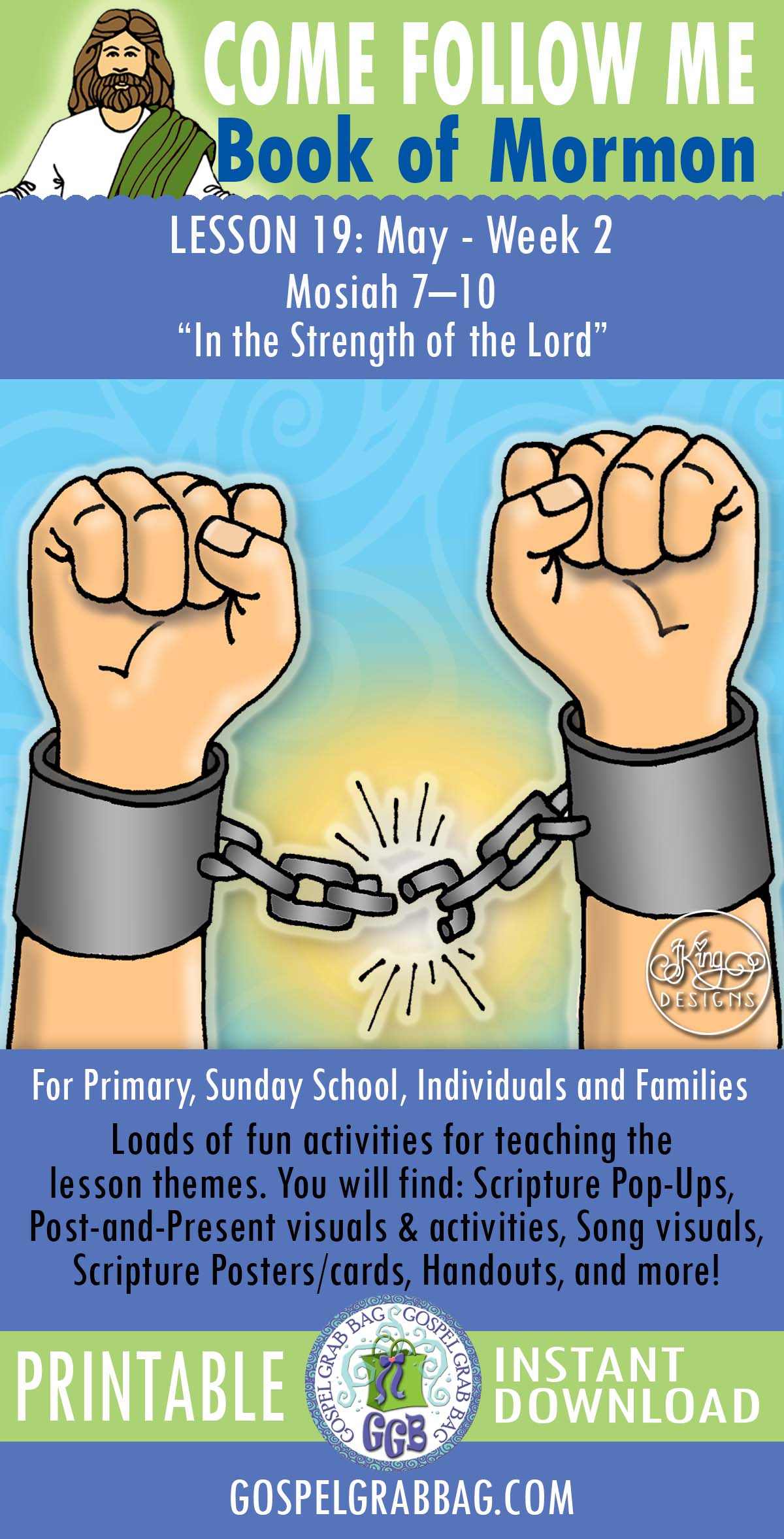 "In the Strength of the Lord" Primary, Sunday School, and family