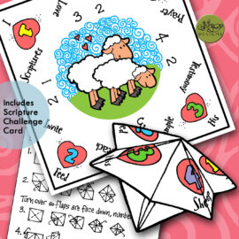 MISSIONARY WORK - SERVICE “FEED MY SHEEP” Service Origami Game