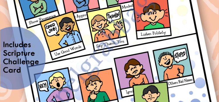 I can show respect - respectful choices poster