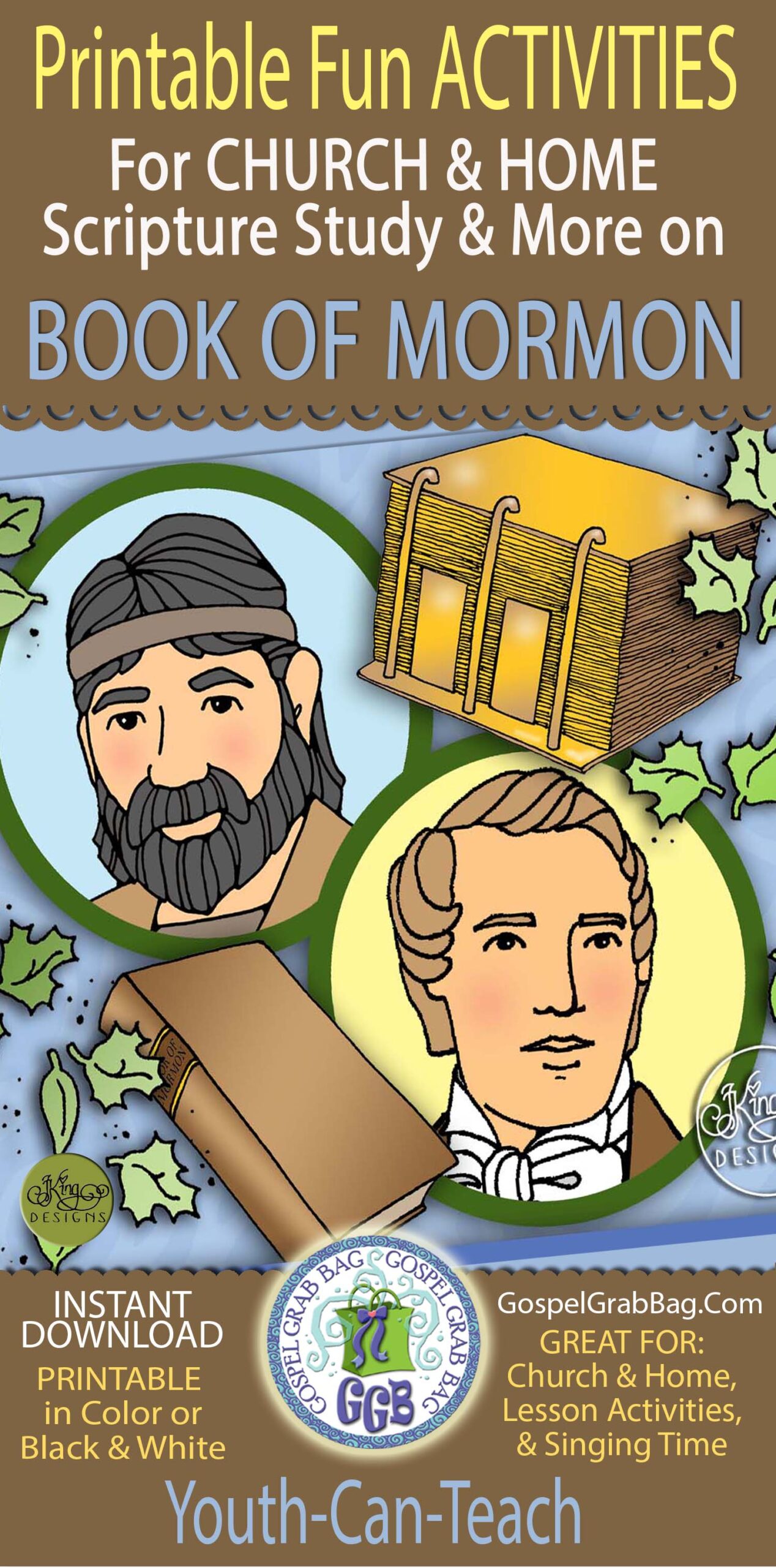 BOOK OF MORMON Index of activities for CHURCH & HOME - to teach children and youth
