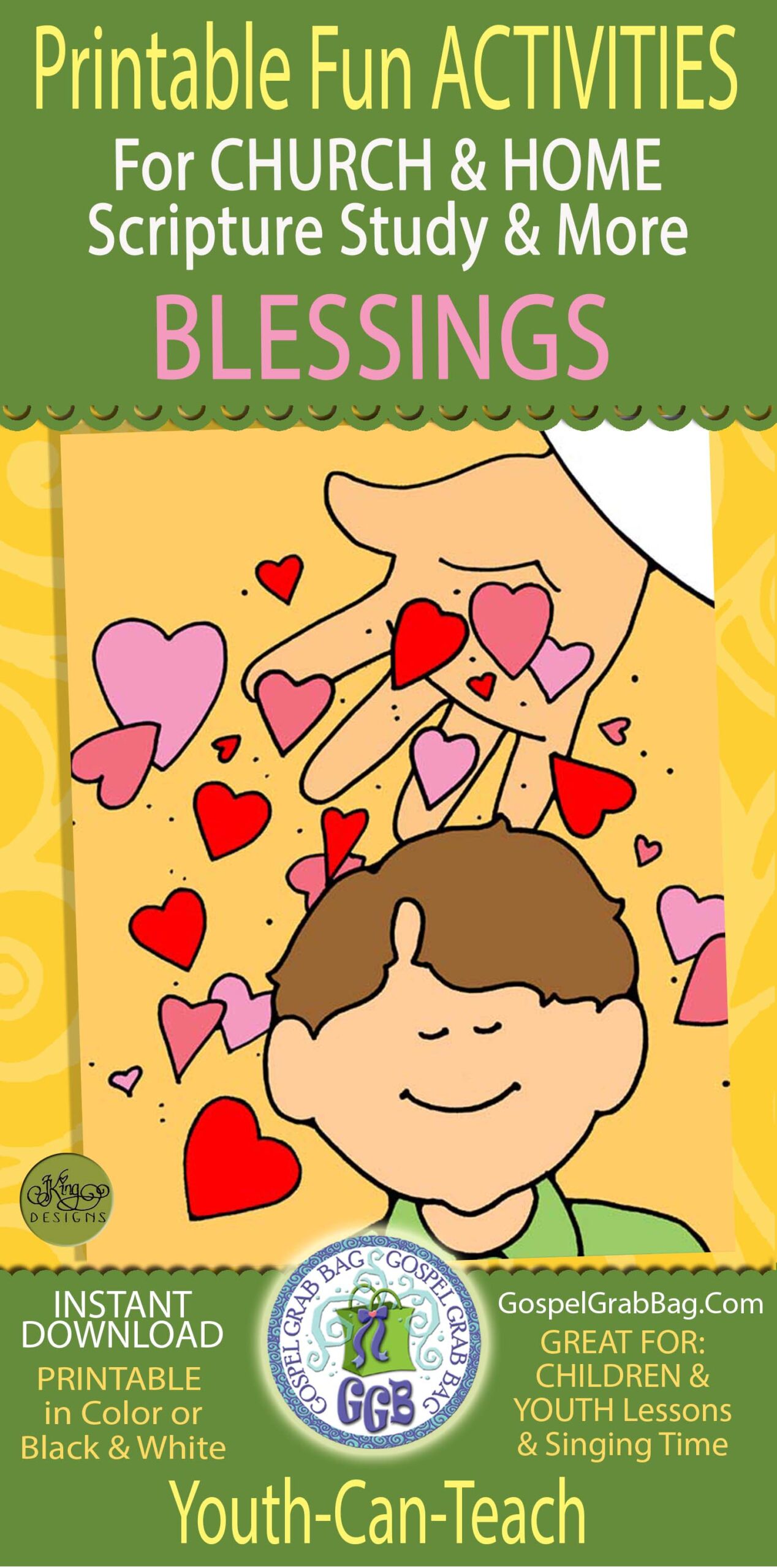 BLESSINGS Index of activities for CHURCH & HOME - to teach children and youth