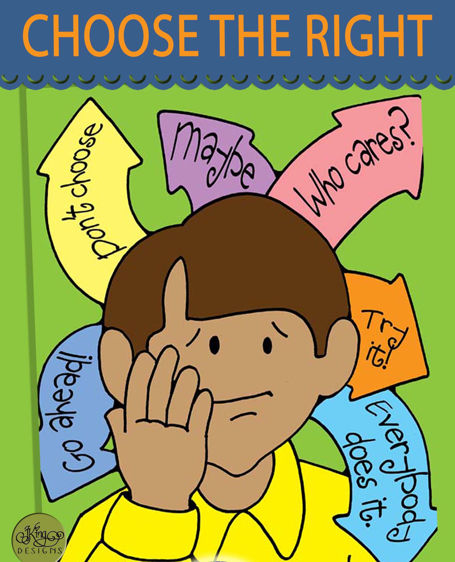CHOOSE THE RIGHT Index of activities for CHURCH & HOME - to teach children and youth