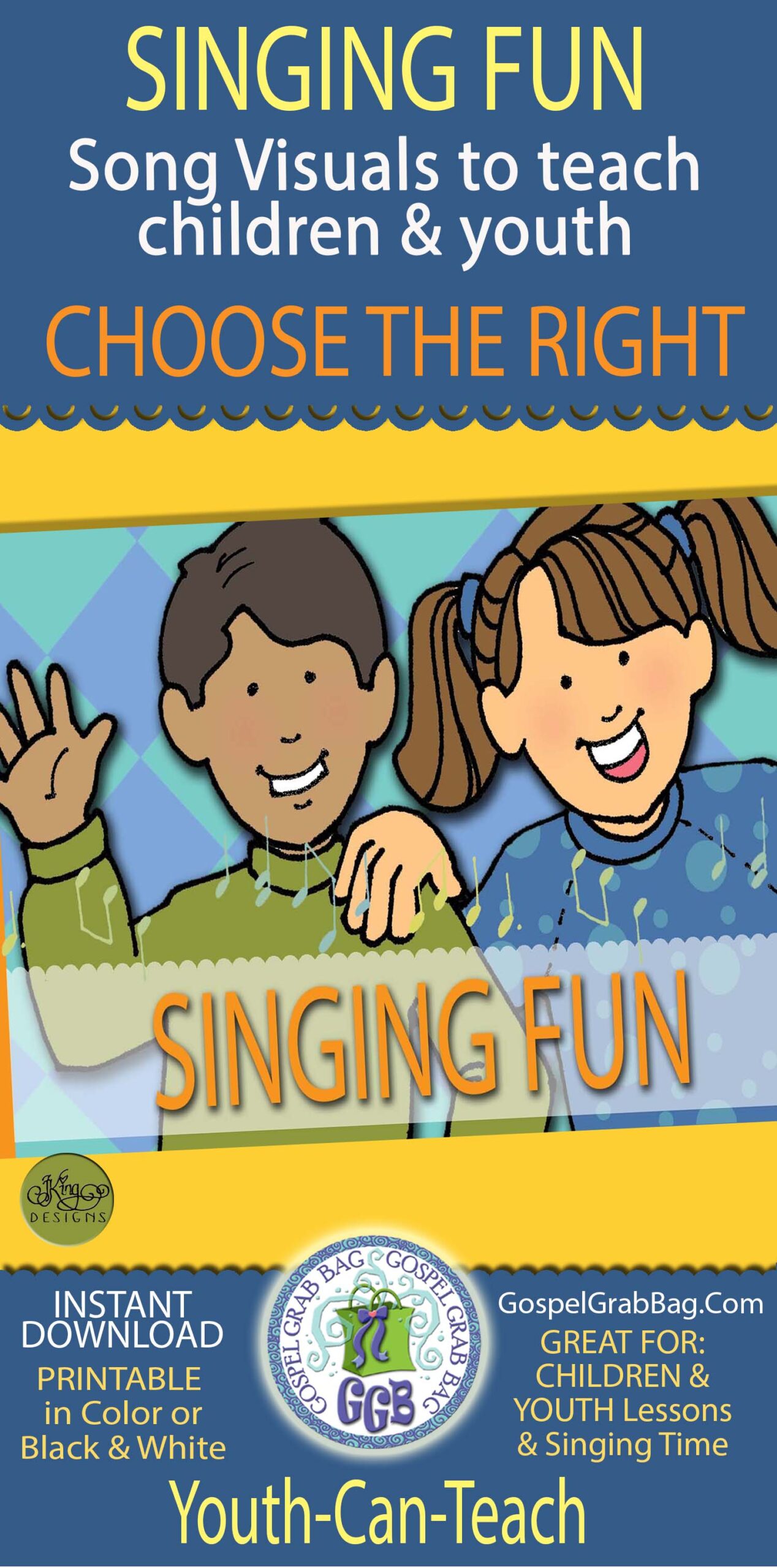 CHOOSE THE RIGHT Index for Singing Fun song visuals