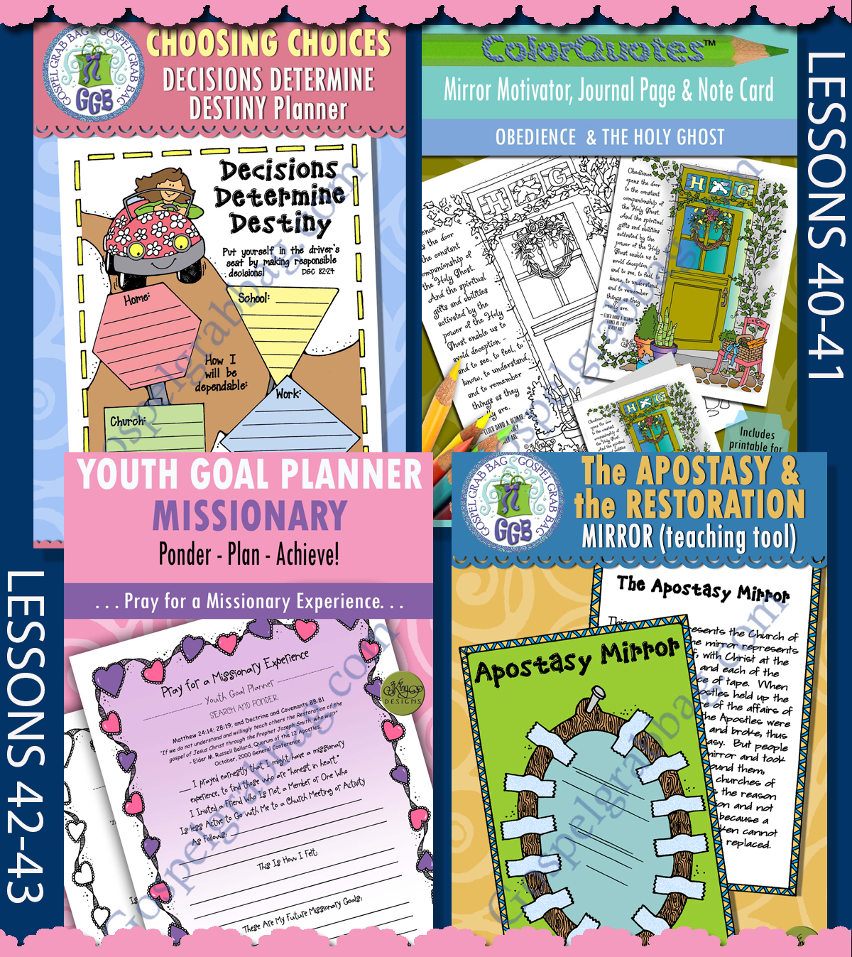 Ages 12-16 Teens Book of Mormon COME FOLLOW ME October Activities