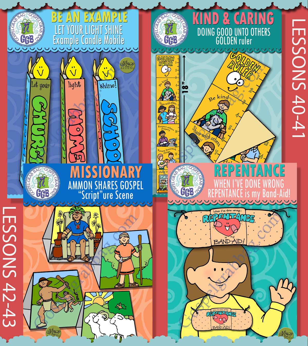 Ages 4-7 Book of Mormon COME FOLLOW ME October Activities