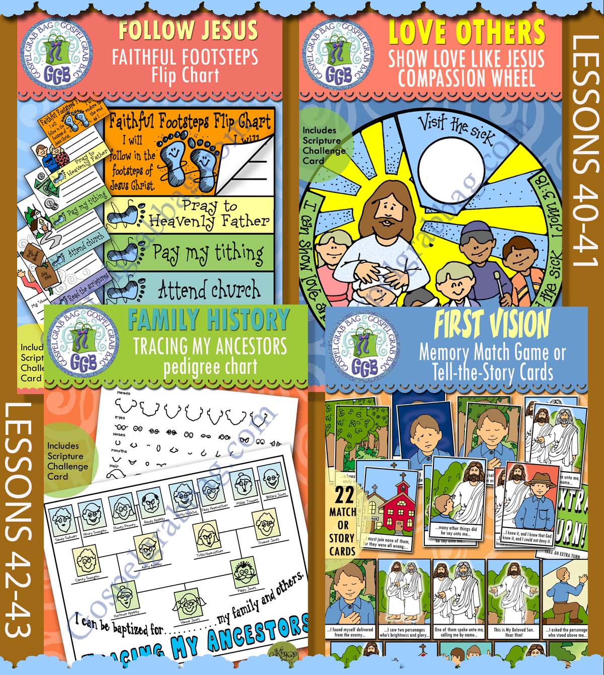 Ages 8-11 Book of Mormon COME FOLLOW ME October Activities