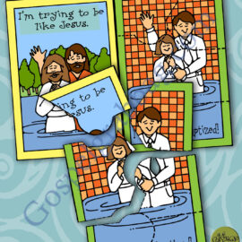 I Can Prepare For Baptism two-sided puzzle
