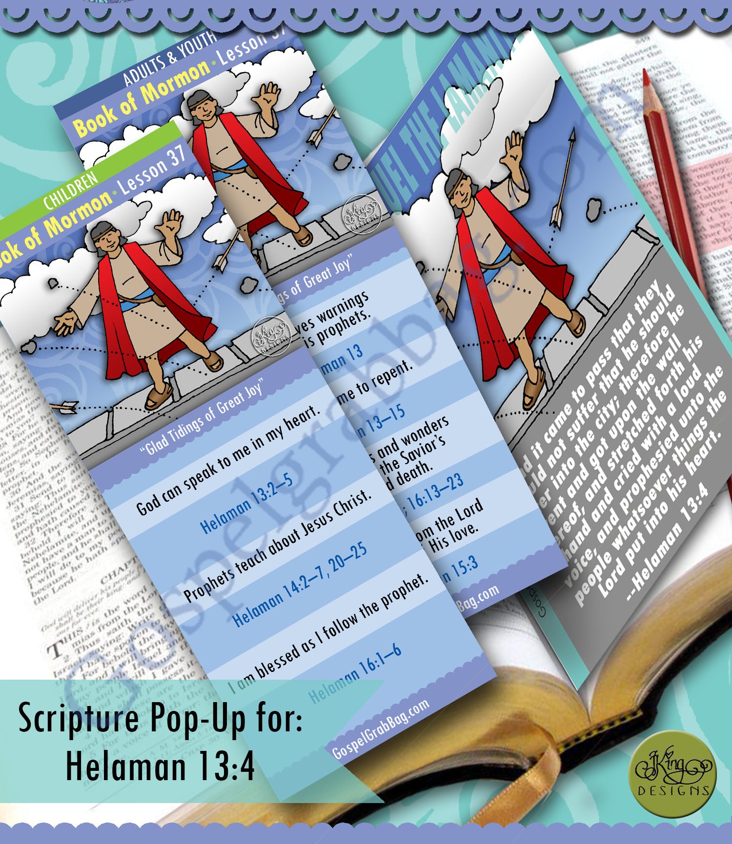 Scripture Scholars for "Glad Tidings of Great Joy" Lesson Activities for Come Follow Me - September week #3