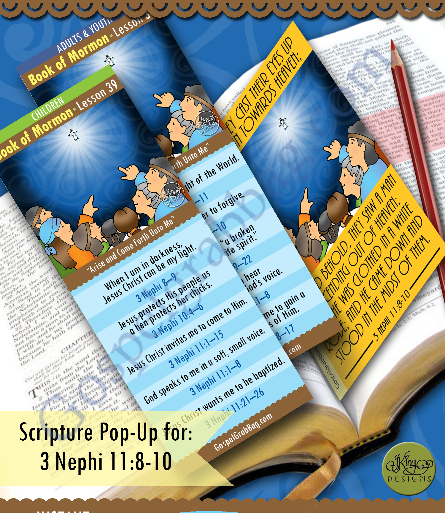 Scripture Scholars for "Arise and Come Forth unto Me" Lesson Activities for Come Follow Me - September week #5
