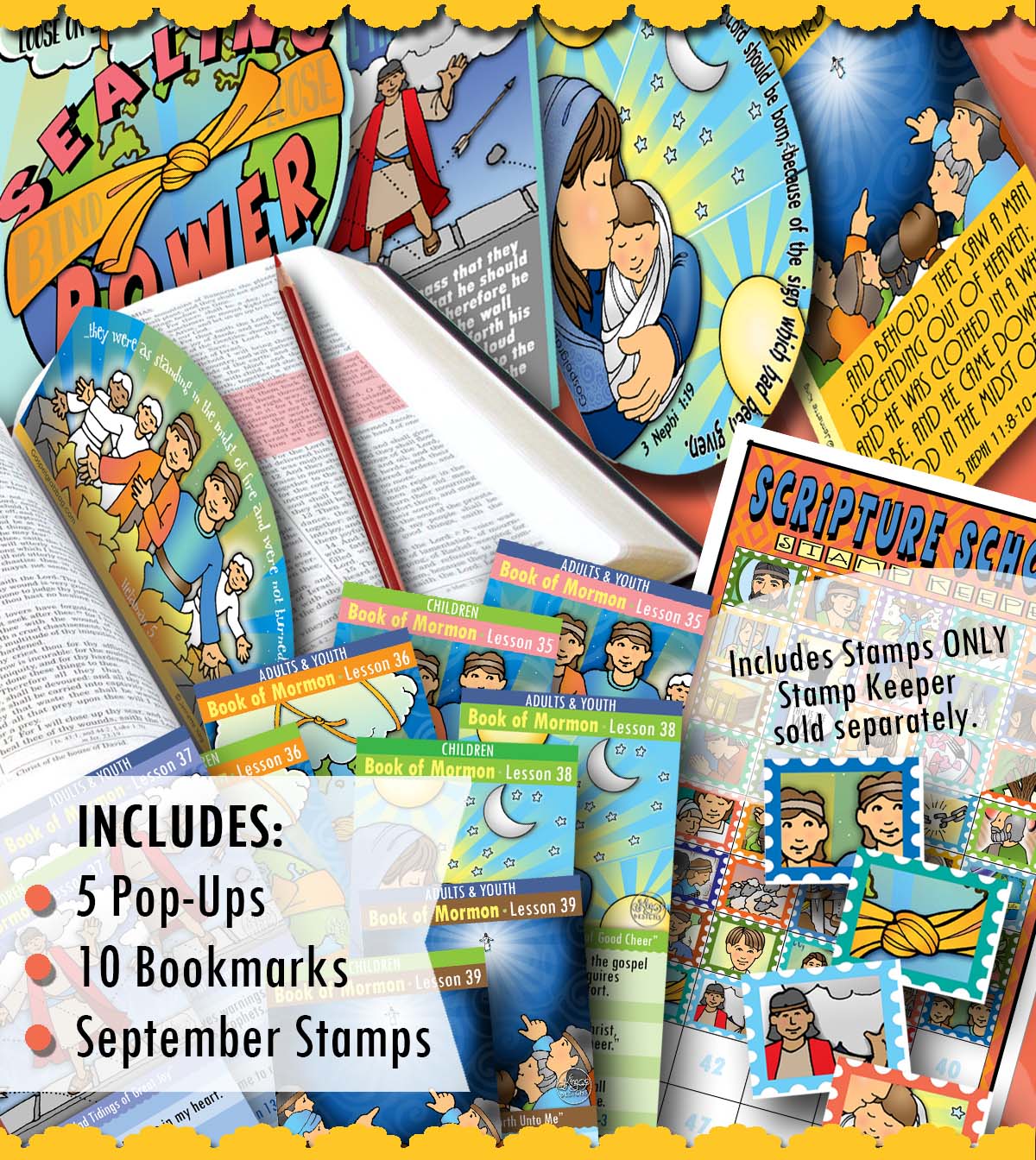 SCRIPTURE SCHOLARS September COME FOLLOW ME Book of Mormon BUNDLE