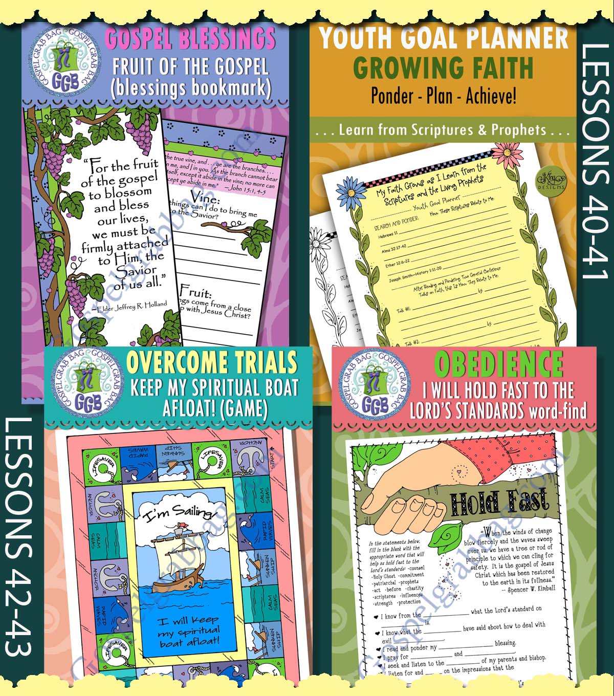 Ages 12-16 TEENS Printable COME FOLLOW ME November ACTIVITIES for Primary and Sunday School with song visuals