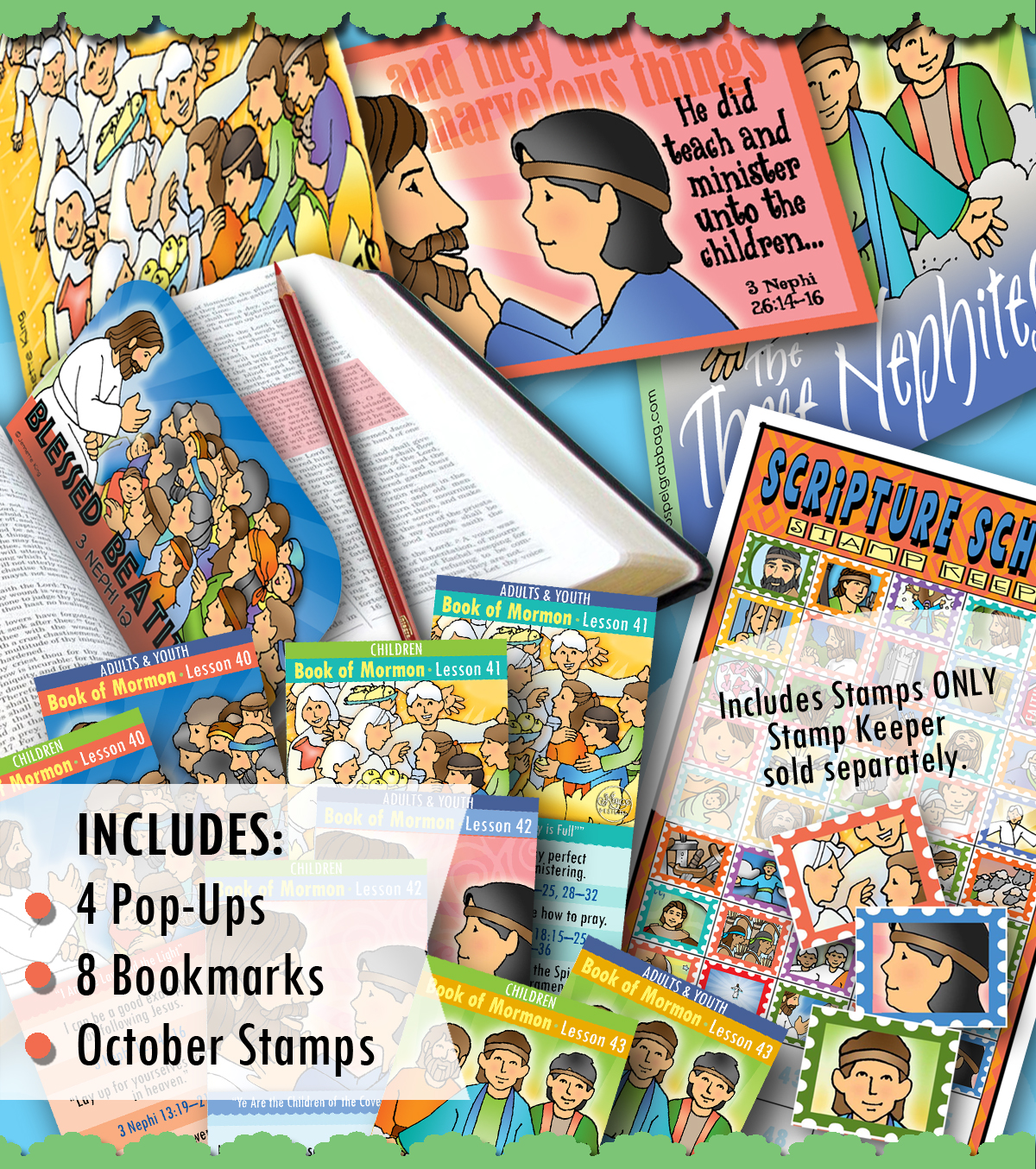Come Follow Me - October - Book of Mormon SCRIPTURE SCHOLARS bundle