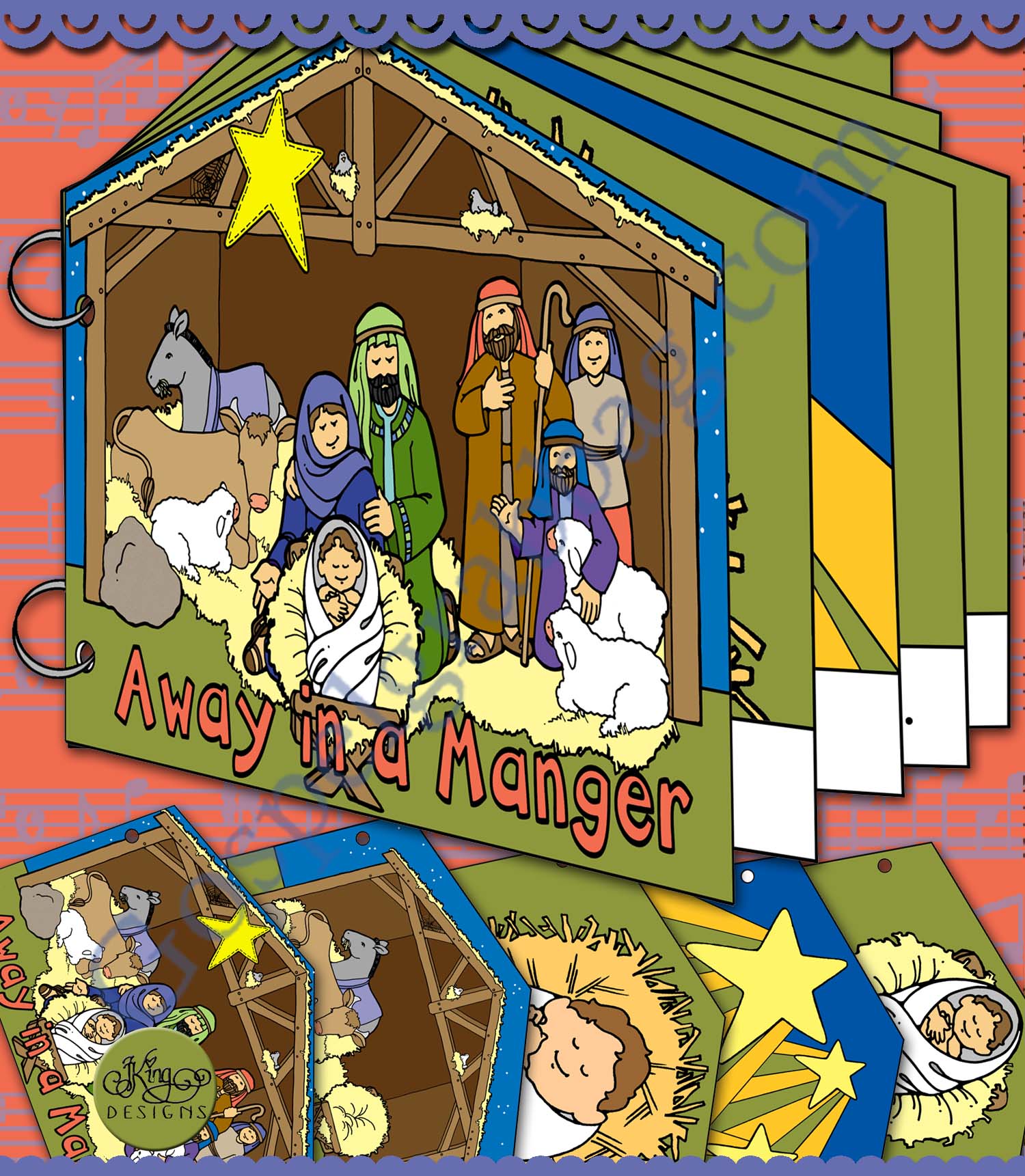 "AWAY IN A MANGER" song visuals